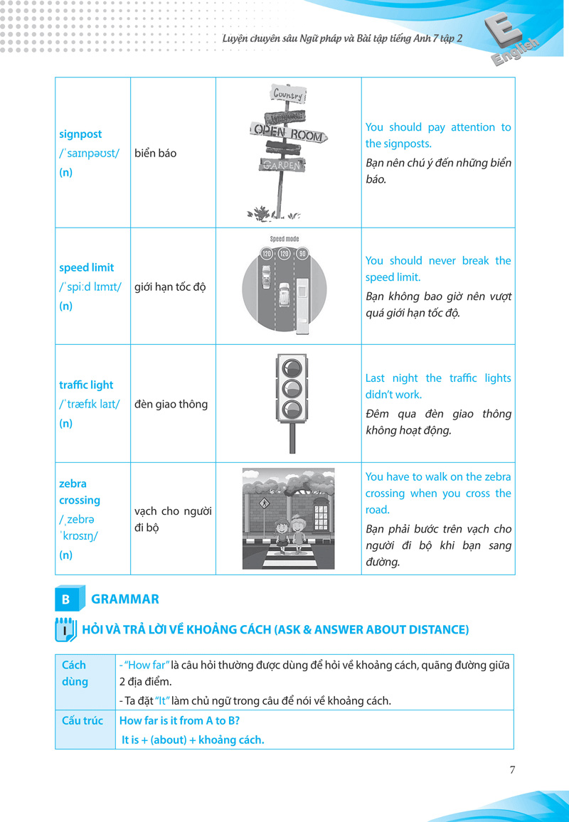 bộ luyện chuyên sâu ngữ pháp và bài tập tiếng anh 7 - tập 2 (chương trình mới)