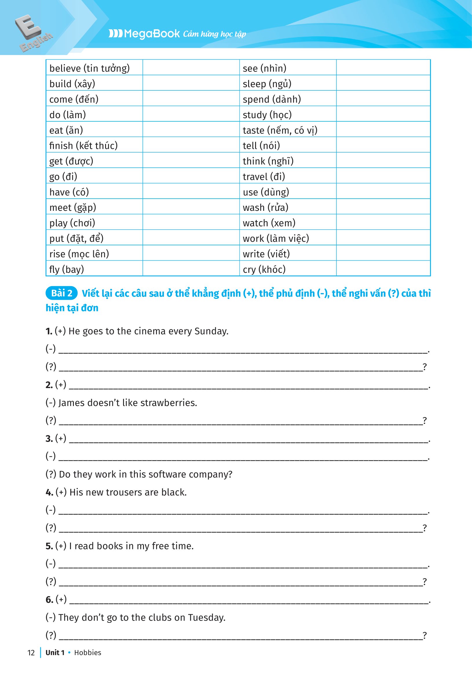 bộ luyện chuyên sâu ngữ pháp và bài tập tiếng anh lớp 7 - tập 1 (theo chương trình giáo dục phổ thông mới)