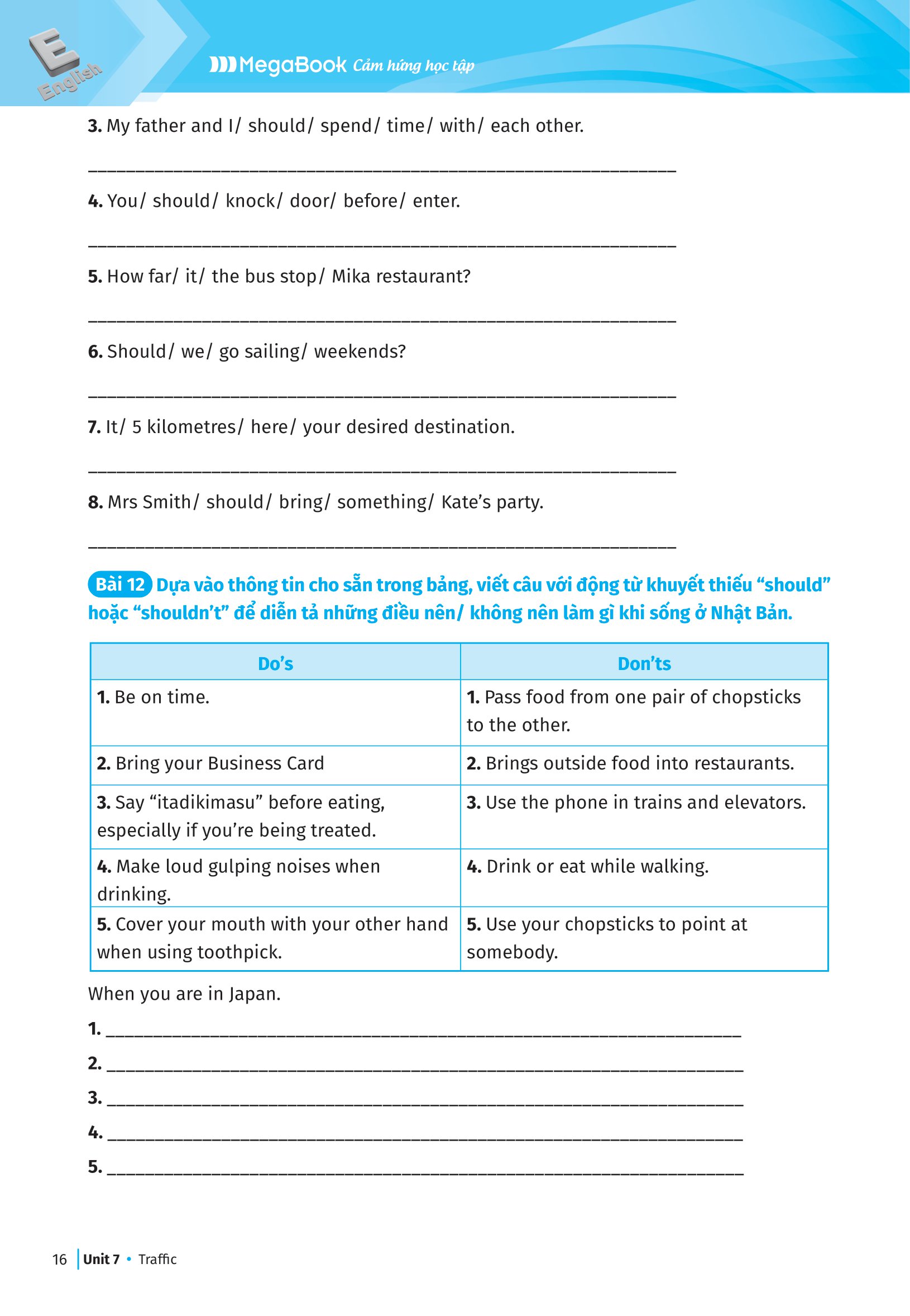 bộ luyện chuyên sâu ngữ pháp và bài tập tiếng anh lớp 7 - tập 2 (theo chương trình giáo dục phổ thông mới)