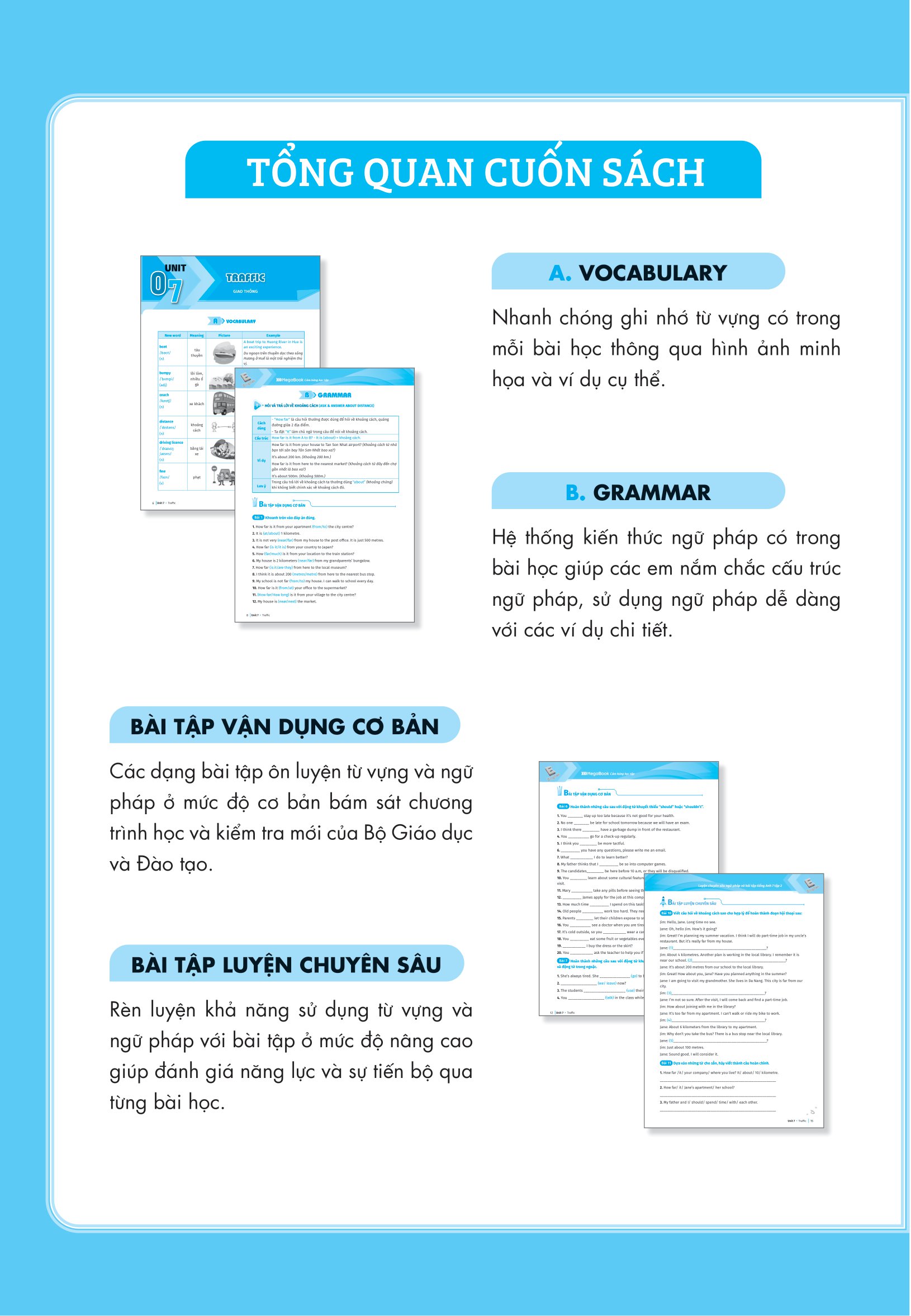 bộ luyện chuyên sâu ngữ pháp và bài tập tiếng anh lớp 7 - tập 2 (theo chương trình giáo dục phổ thông mới)