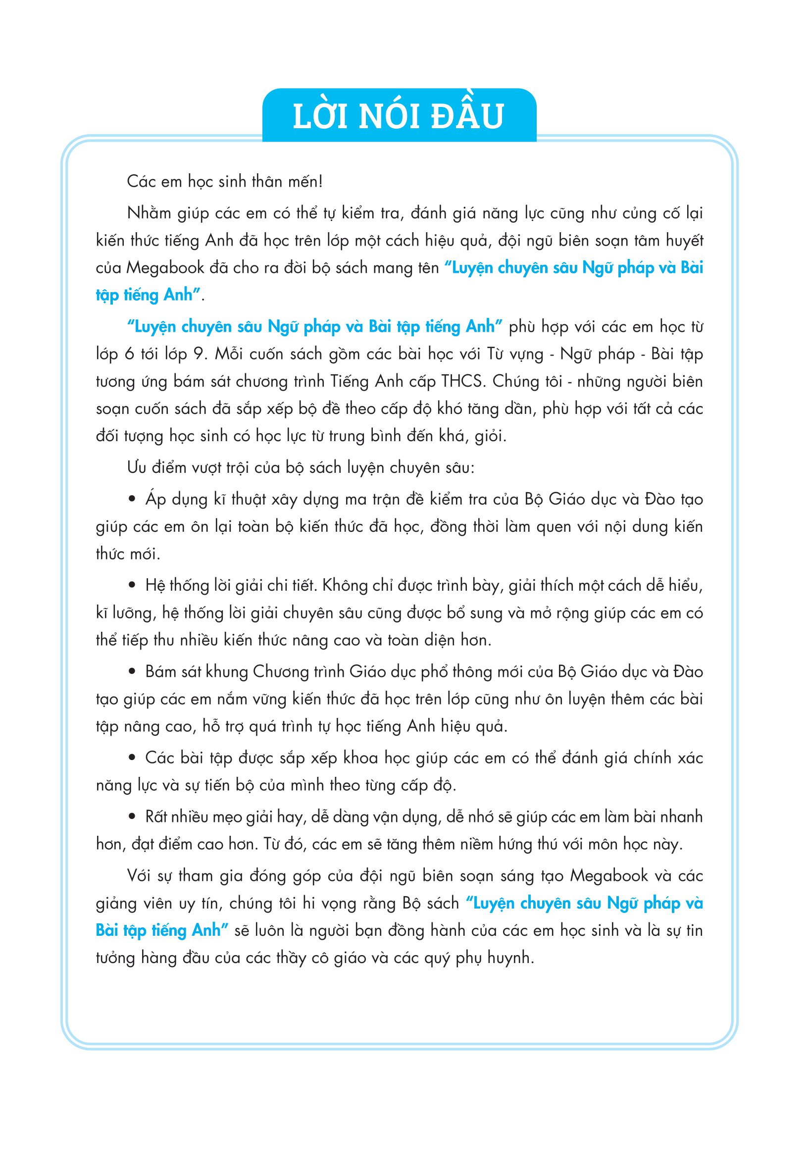 bộ luyện chuyên sâu ngữ pháp và bài tập tiếng anh lớp 7 - tập 2 (theo chương trình giáo dục phổ thông mới)