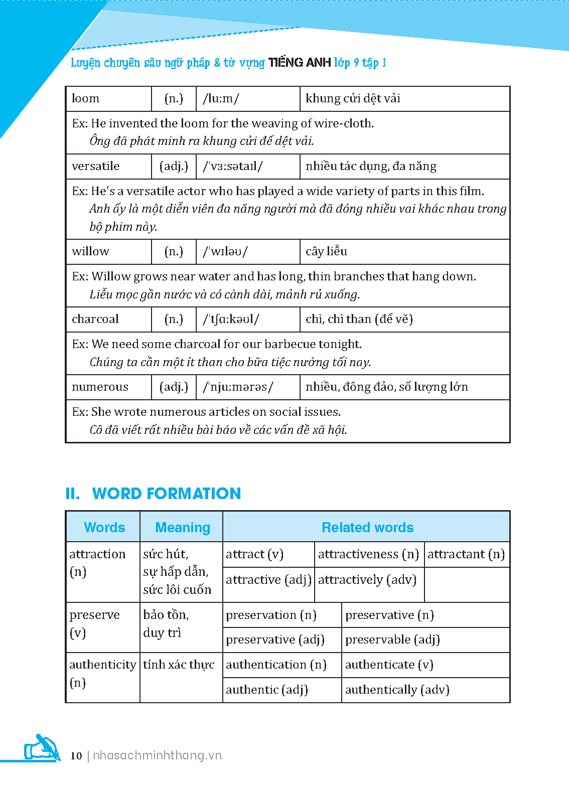 Bo
						
										
										Luyen Chuyen Sau Ngu Phap Va Tu Vung Tieng Anh Lop 9 - Tap 1