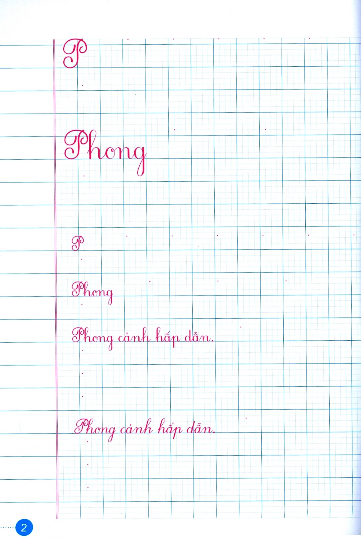 bộ luyện nét chữ rèn nết người - vở ô li có mẫu chữ - lớp 2 - quyển 2 (tái bản 2020)