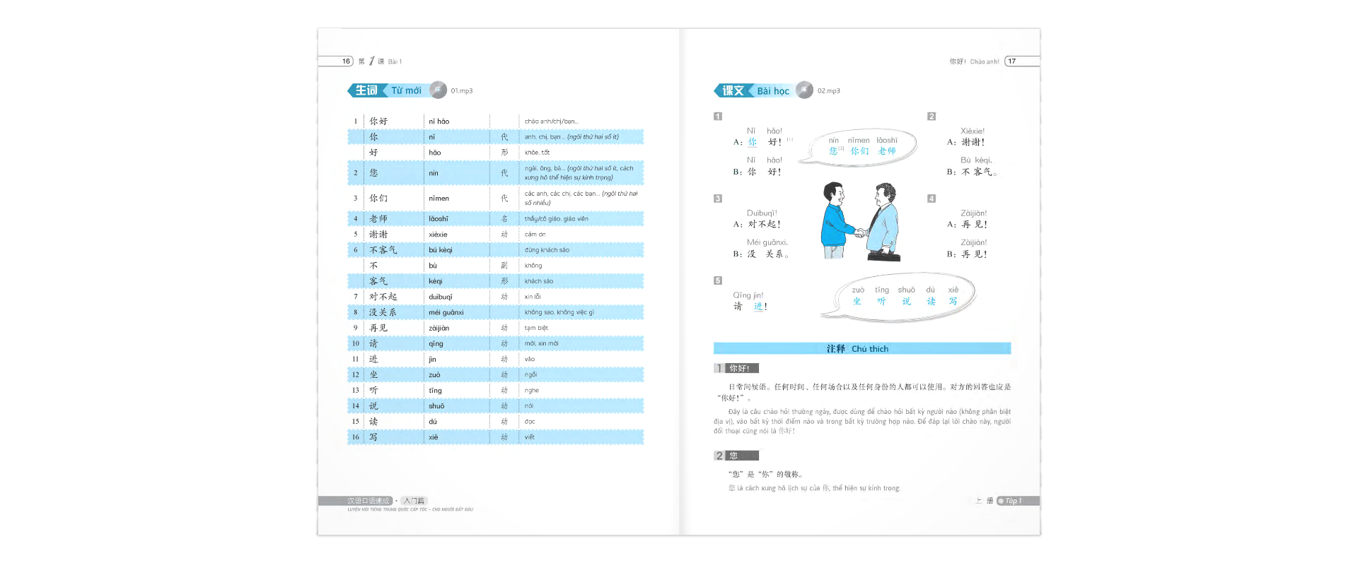 bộ luyện nói tiếng trung quốc cấp tốc cho người bắt đầu - tập 1