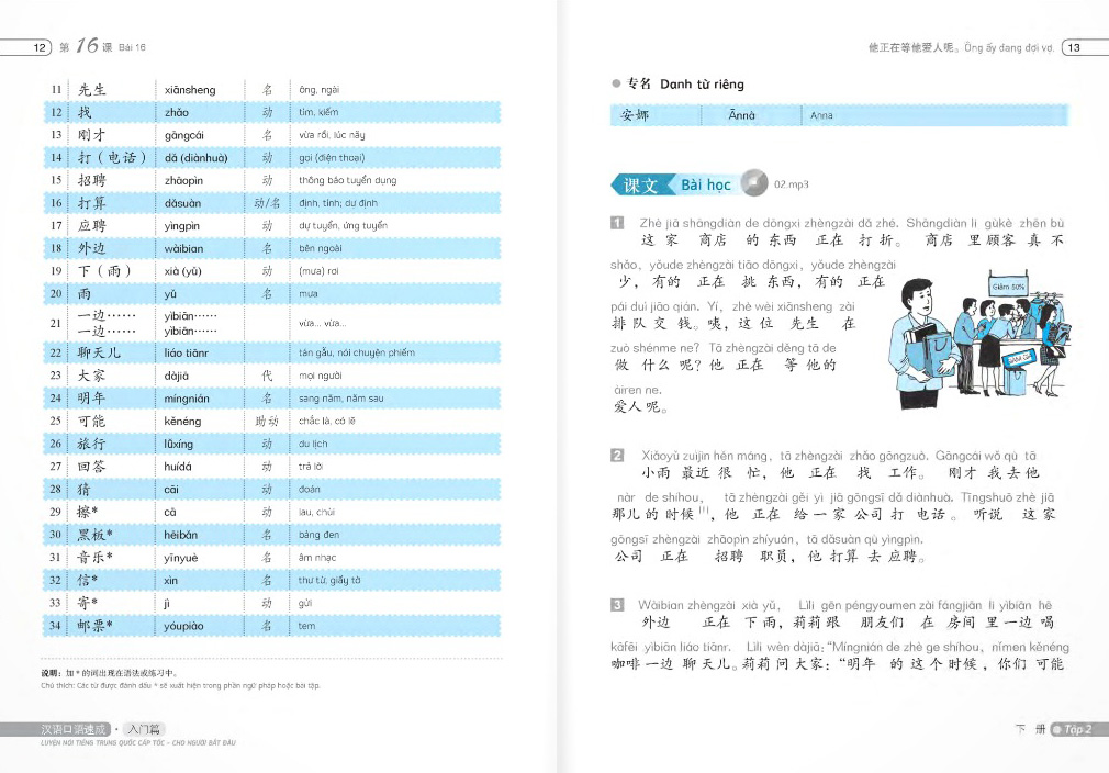Bo
						
										
										Luyen Noi Tieng Trung Quoc Cap Toc Cho Nguoi Bat Dau - Tap 2 (Tai Ban 2024)