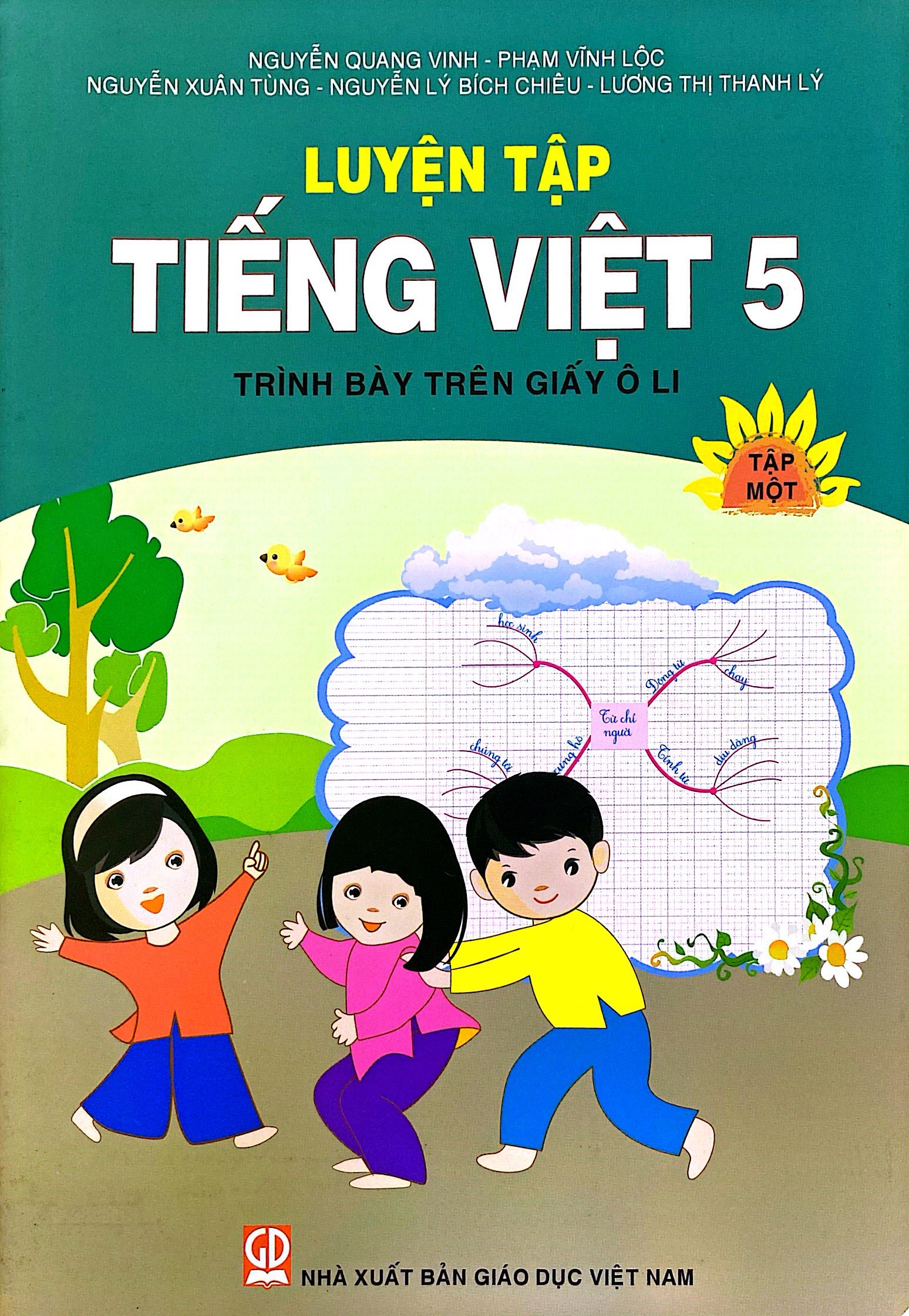 bộ luyện tập tiếng việt 5 - tập 1 (trình bày trên giấy ô li) - tái bản 2020