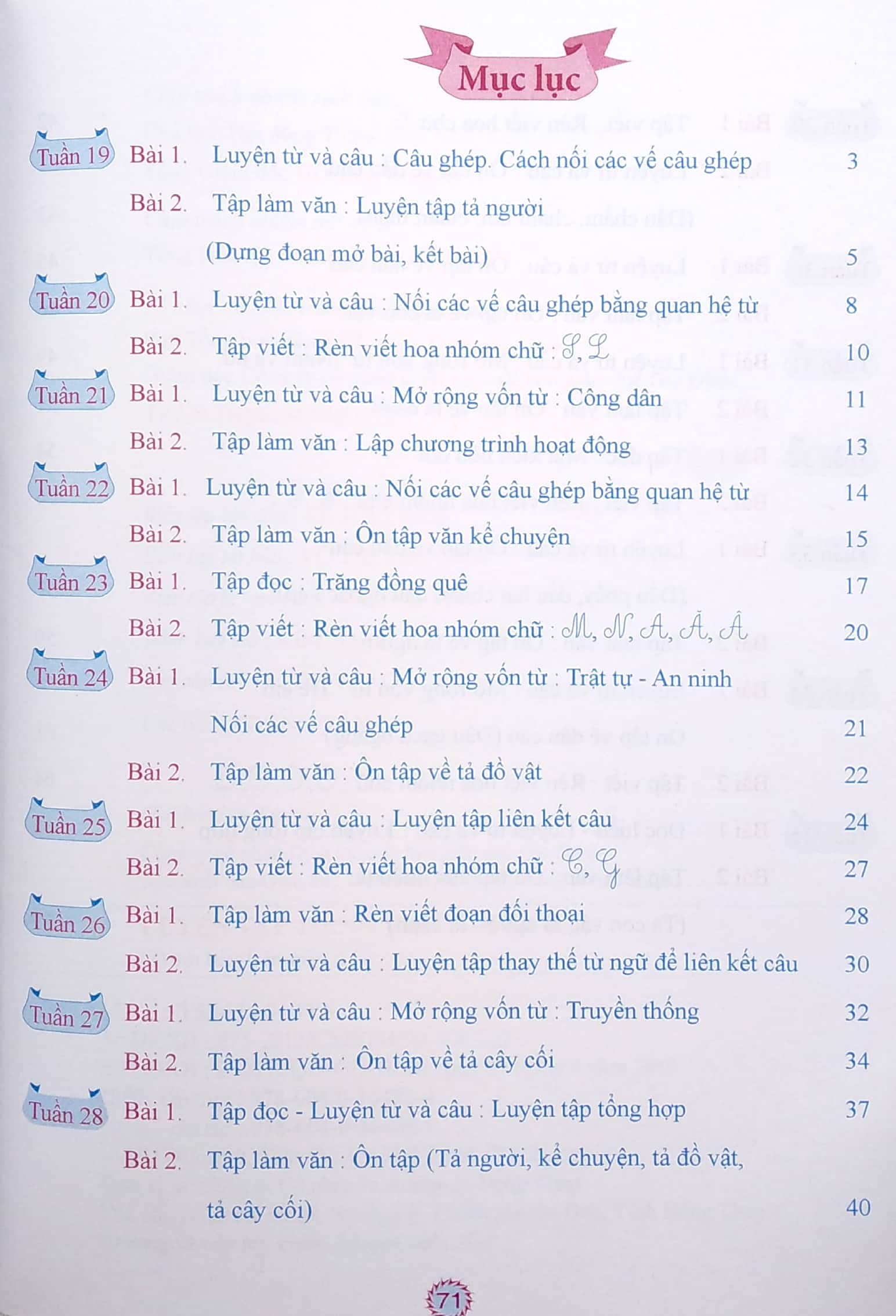 bộ luyện tập tiếng việt 5 - tập 2 (trình bày trên giấy ôli)