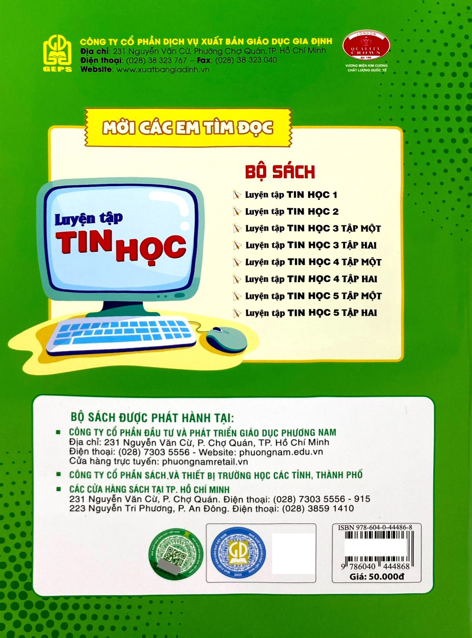 Bo
						
										
										Luyen Tap Tin Hoc 3 - Tap 1