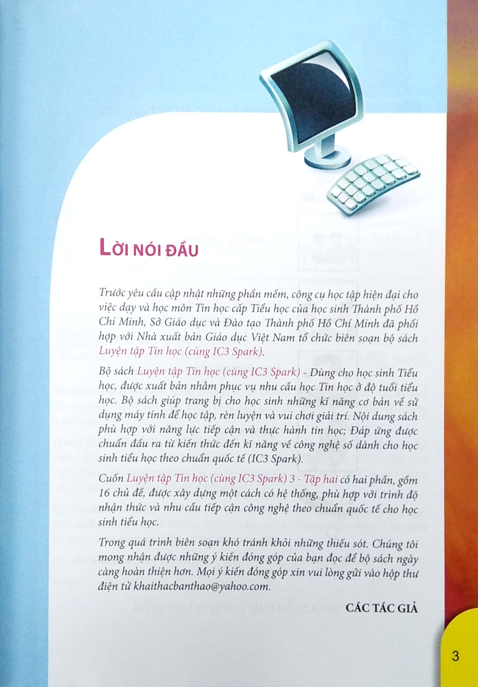 bộ luyện tập tin học 3 - tập 2 (cùng ic3 spark) (2021)