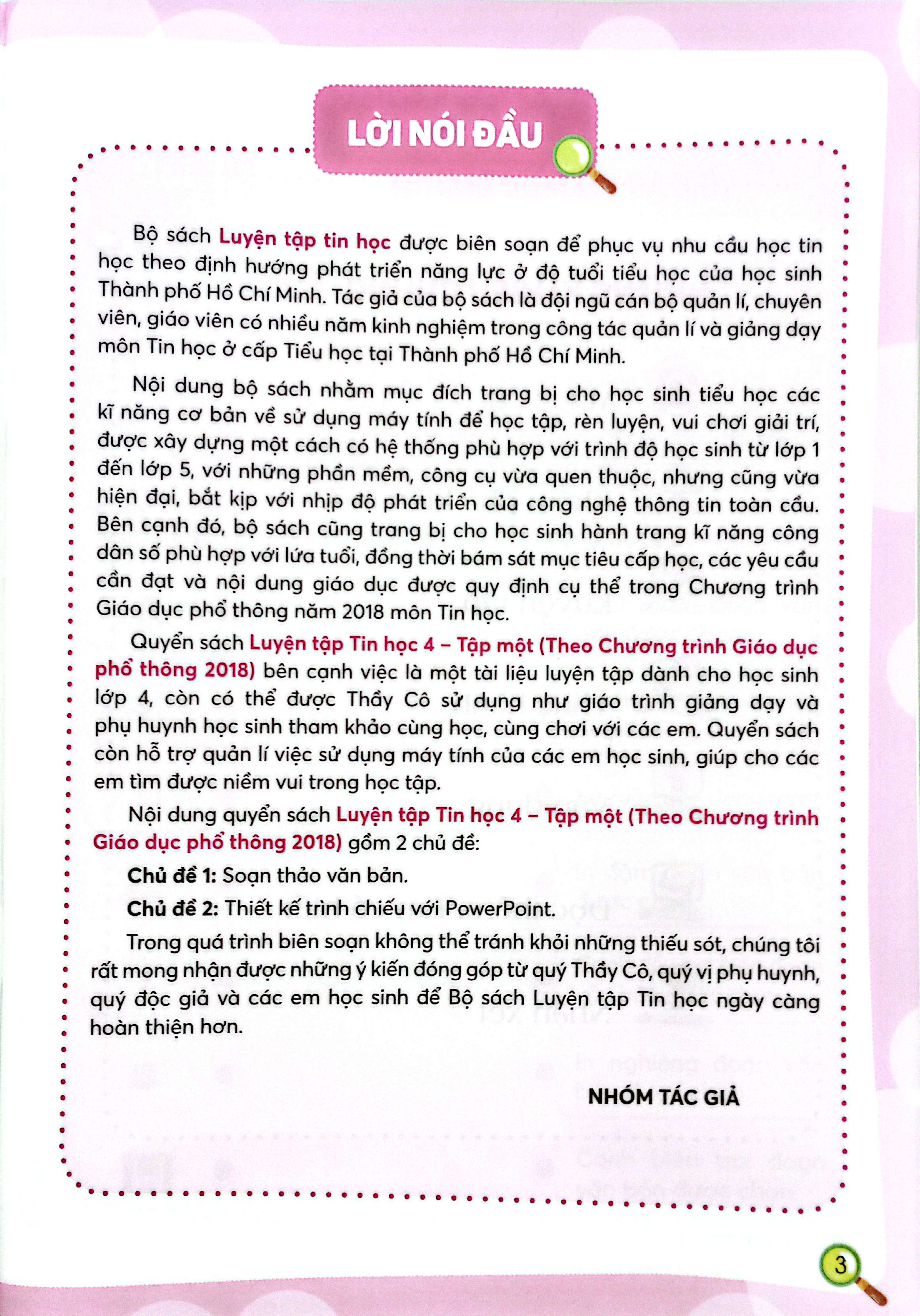 Bo
						
										
										Luyen Tap Tin Hoc 4 - Tap 1