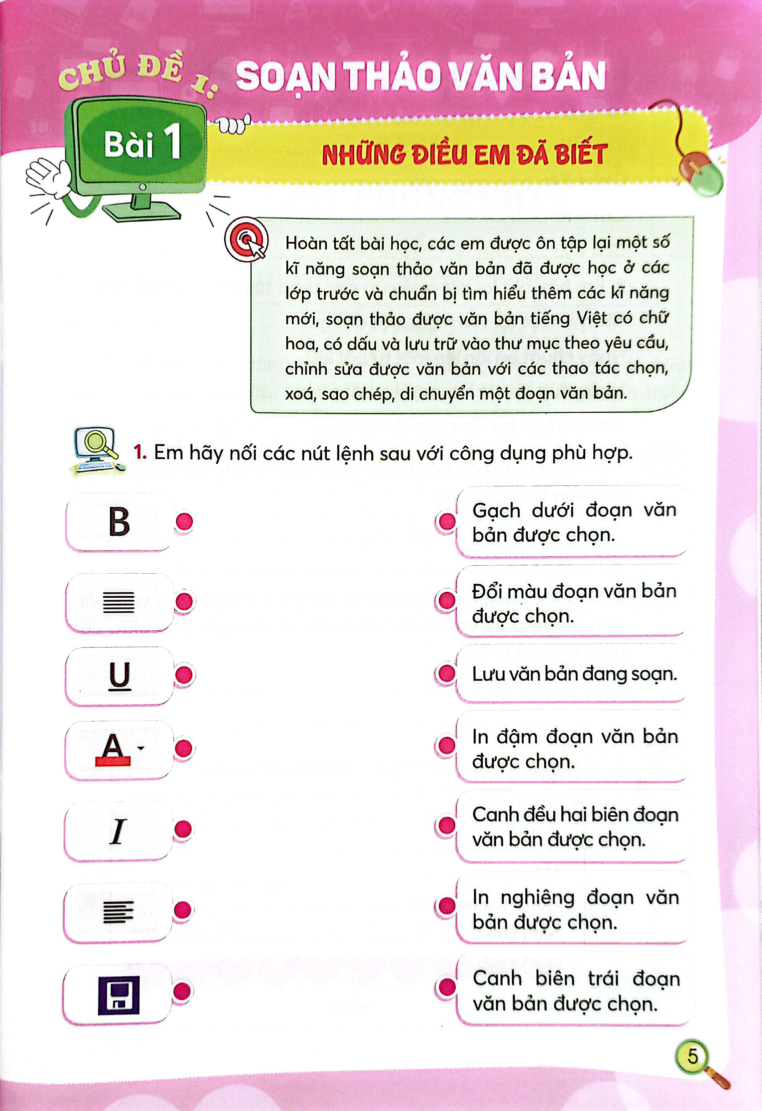 Bo
						
										
										Luyen Tap Tin Hoc 4 - Tap 1