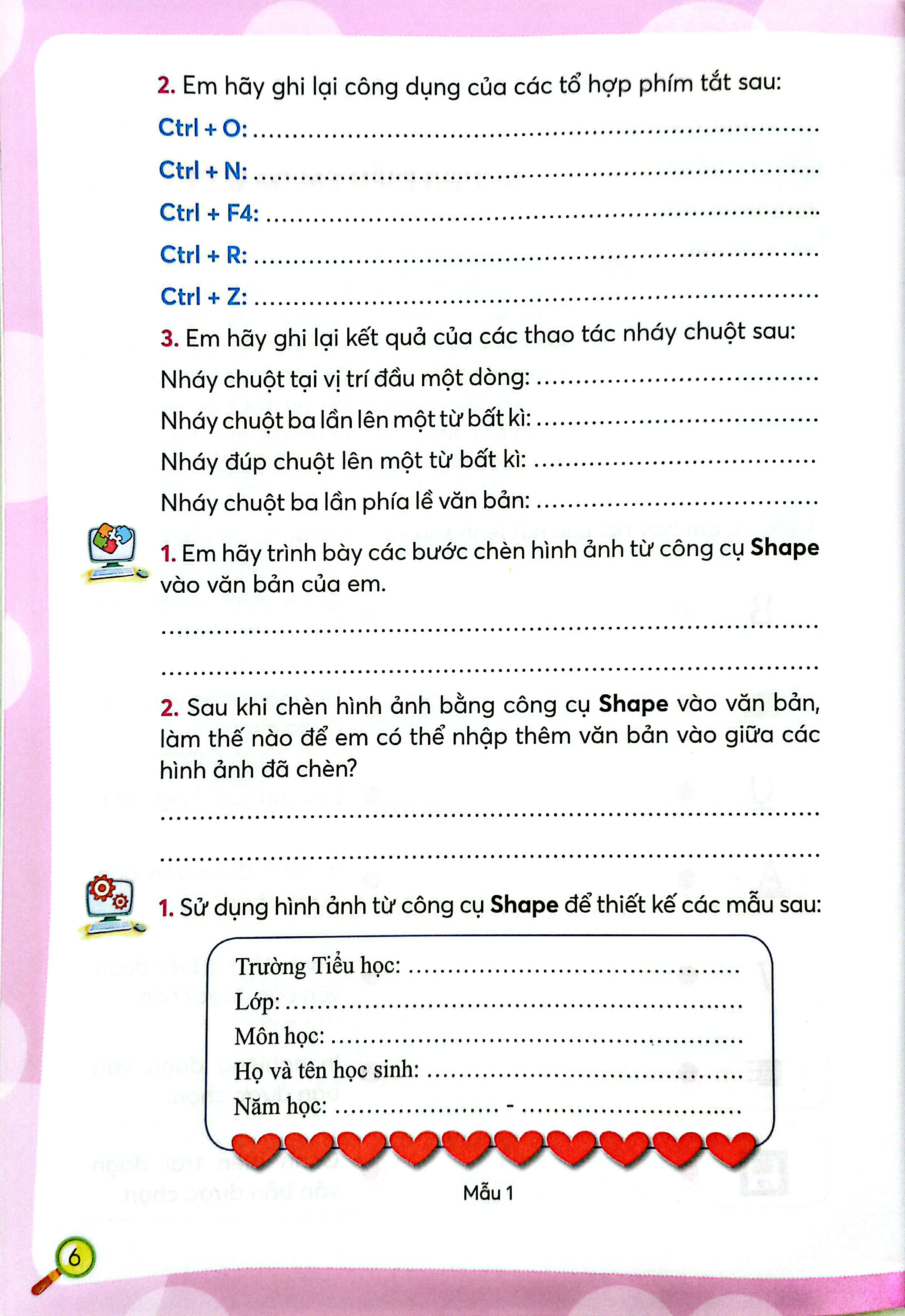 Bo
						
										
										Luyen Tap Tin Hoc 4 - Tap 1