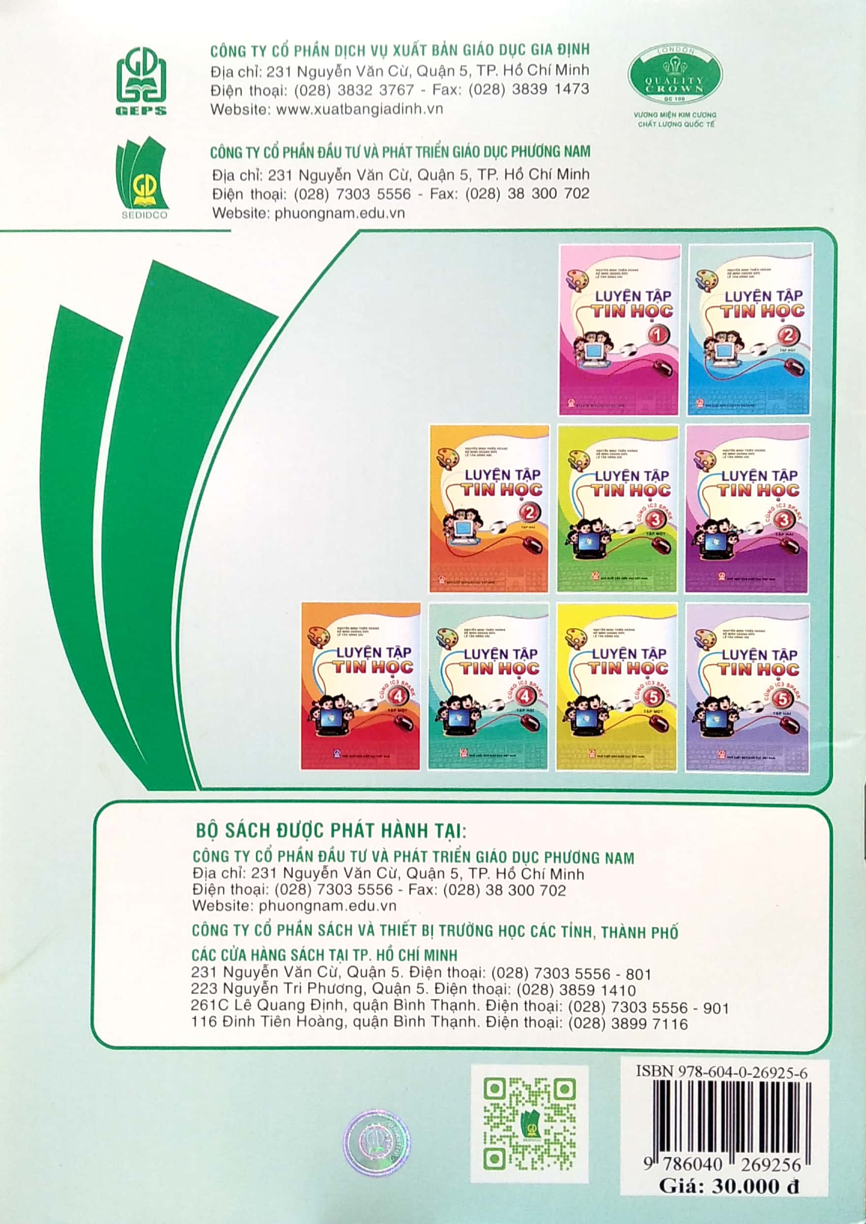 bộ luyện tập tin học 4 - tập 2 (cùng ic3 spark) (2021)