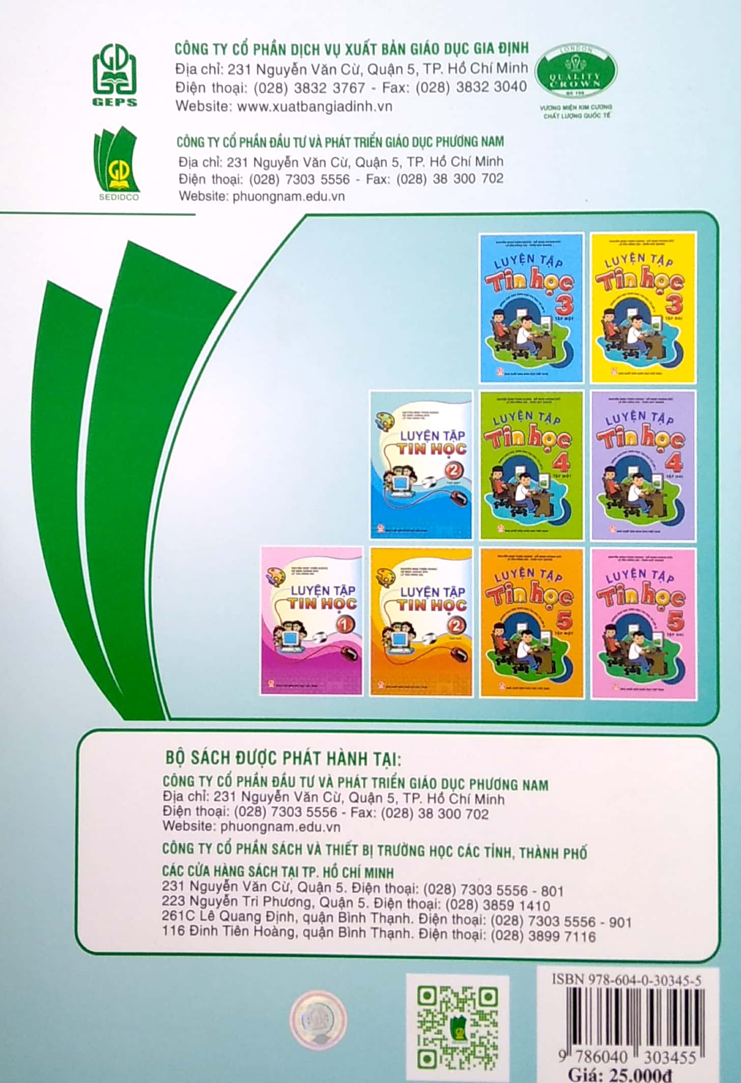 bộ luyện tập tin học 5 - tập 2 (2022) - cho tỉnh