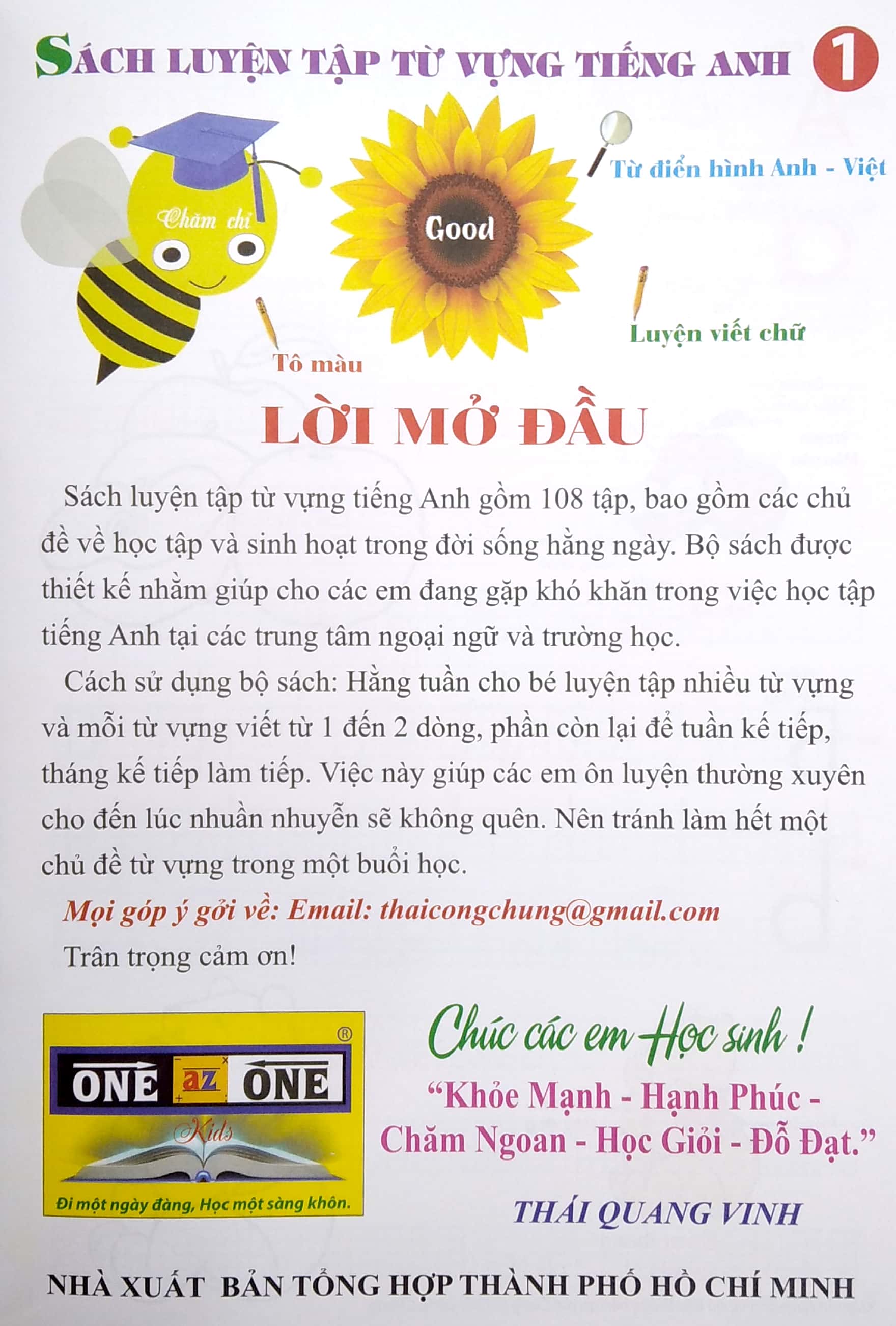 bộ luyện tập từ vựng tiếng anh - tập 1
