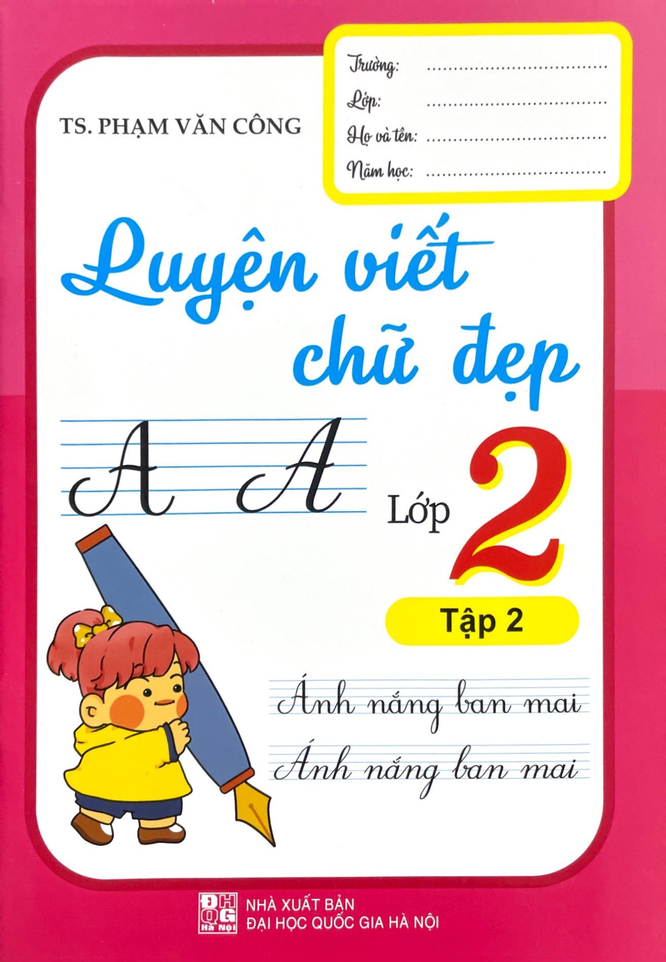 bộ luyện viết chữ đẹp 2 - tập 2