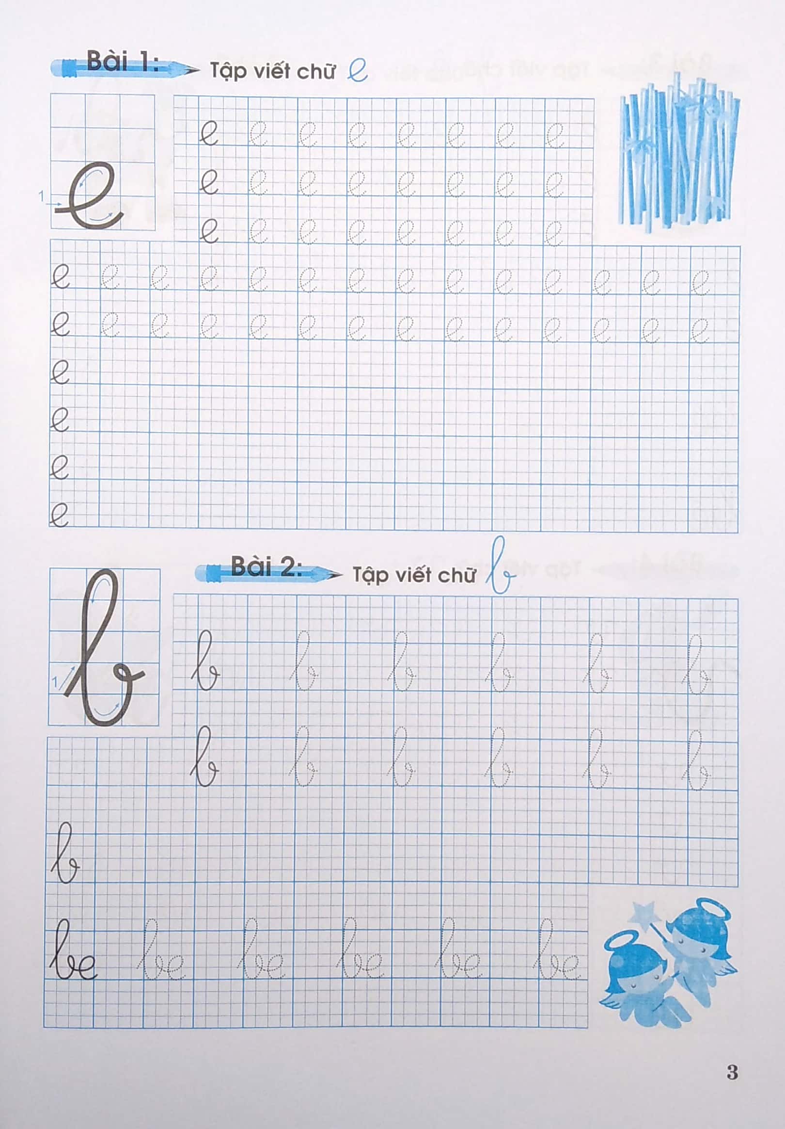 bộ luyện viết chữ đẹp lớp 1 - tập 1