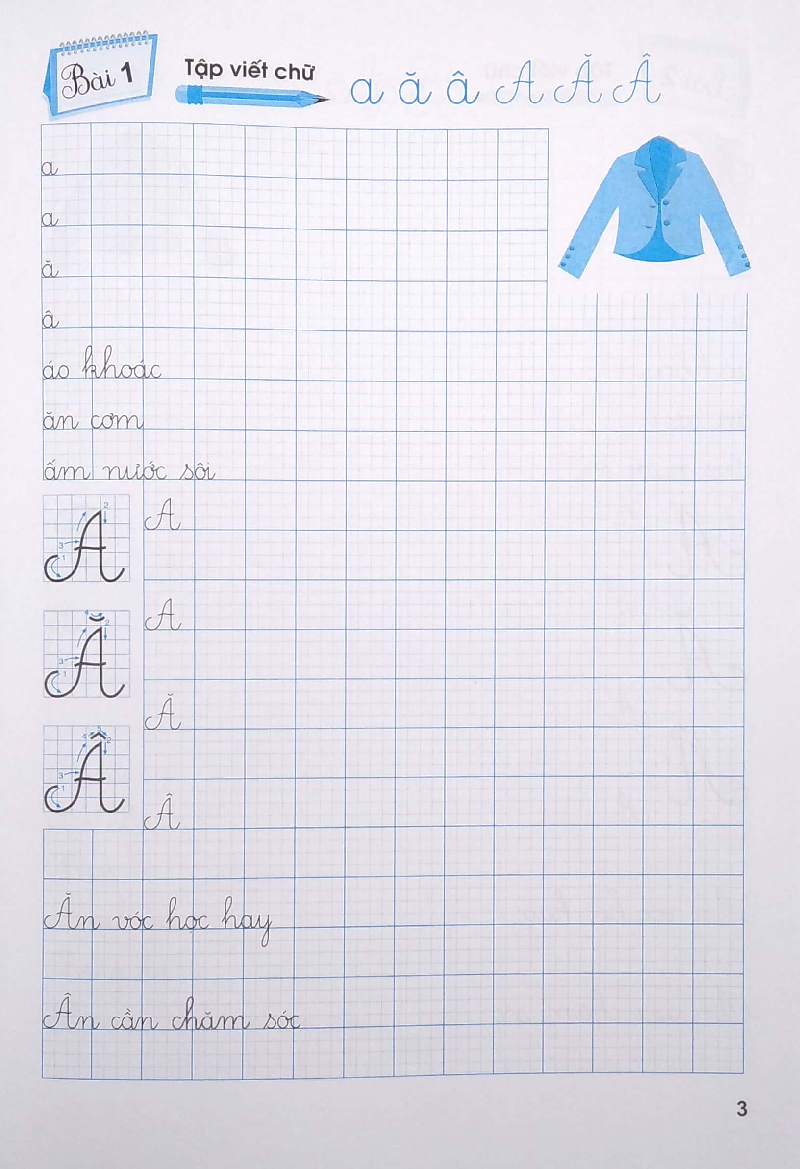 bộ luyện viết chữ đẹp lớp 2 - tập 1