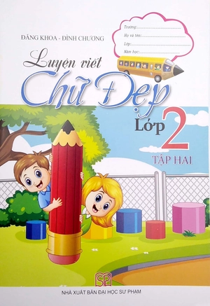 bộ luyện viết chữ đẹp lớp 2 - tập 2