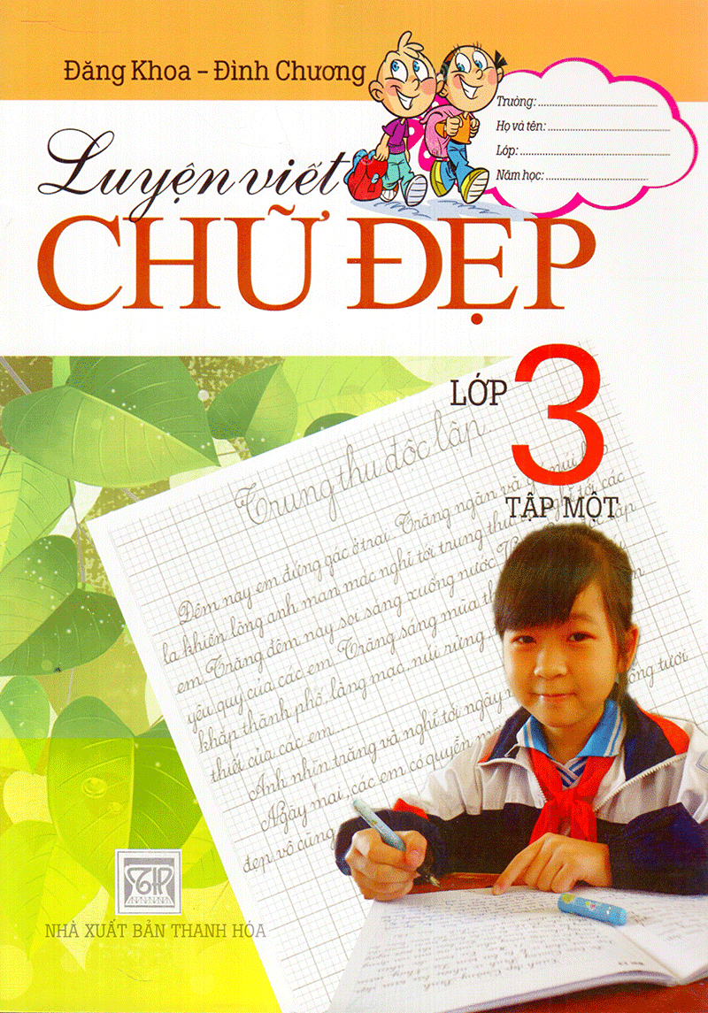 bộ luyện viết chữ đẹp lớp 3 - tập 1