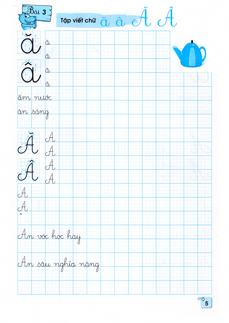 bộ luyện viết chữ đẹp lớp 3 - tập 1