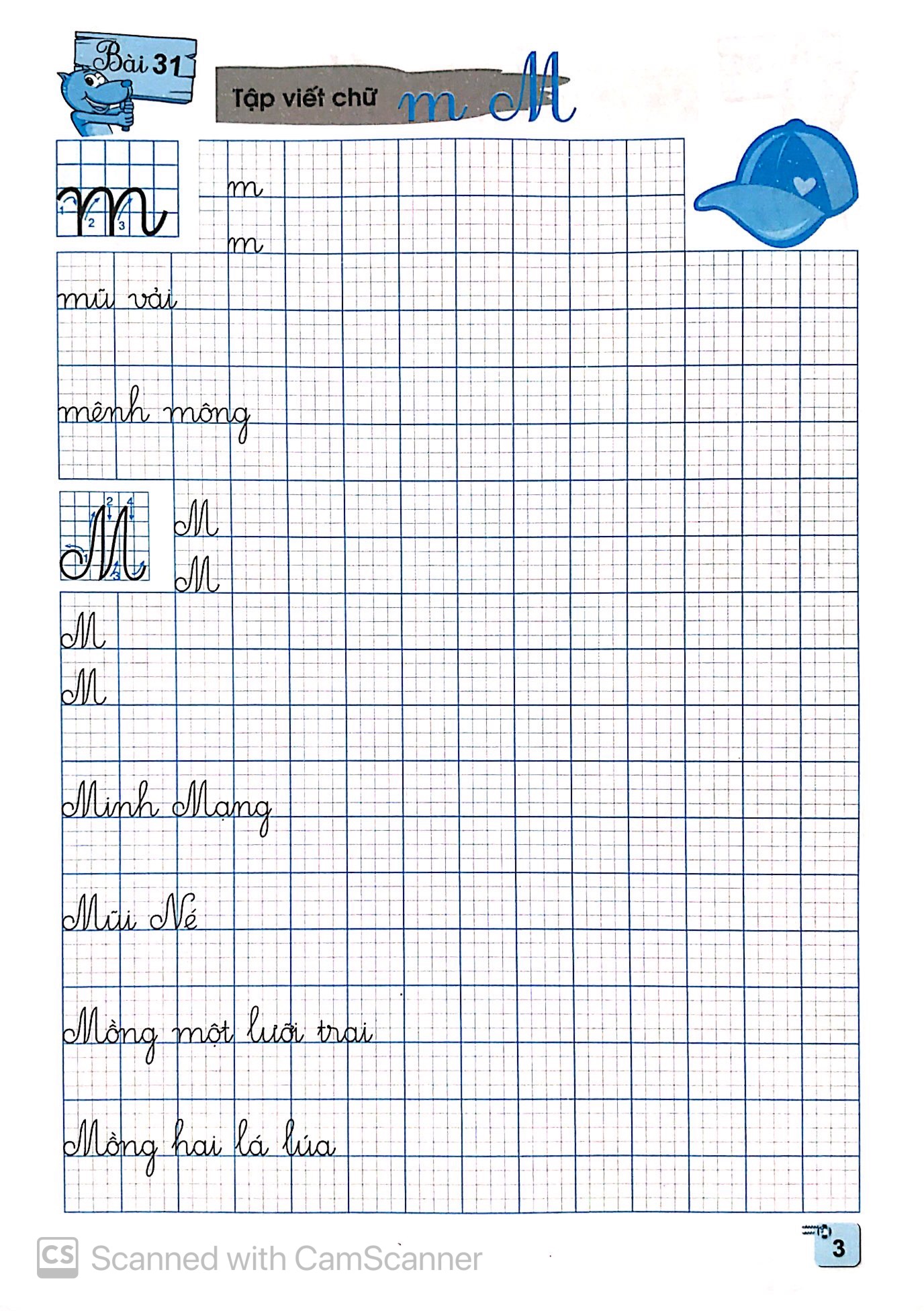 bộ luyện viết chữ đẹp lớp 3 - tập 2