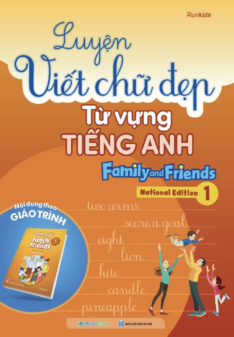 bộ luyện viết chữ đẹp từ vựng tiếng anh family and friends - national edition 1