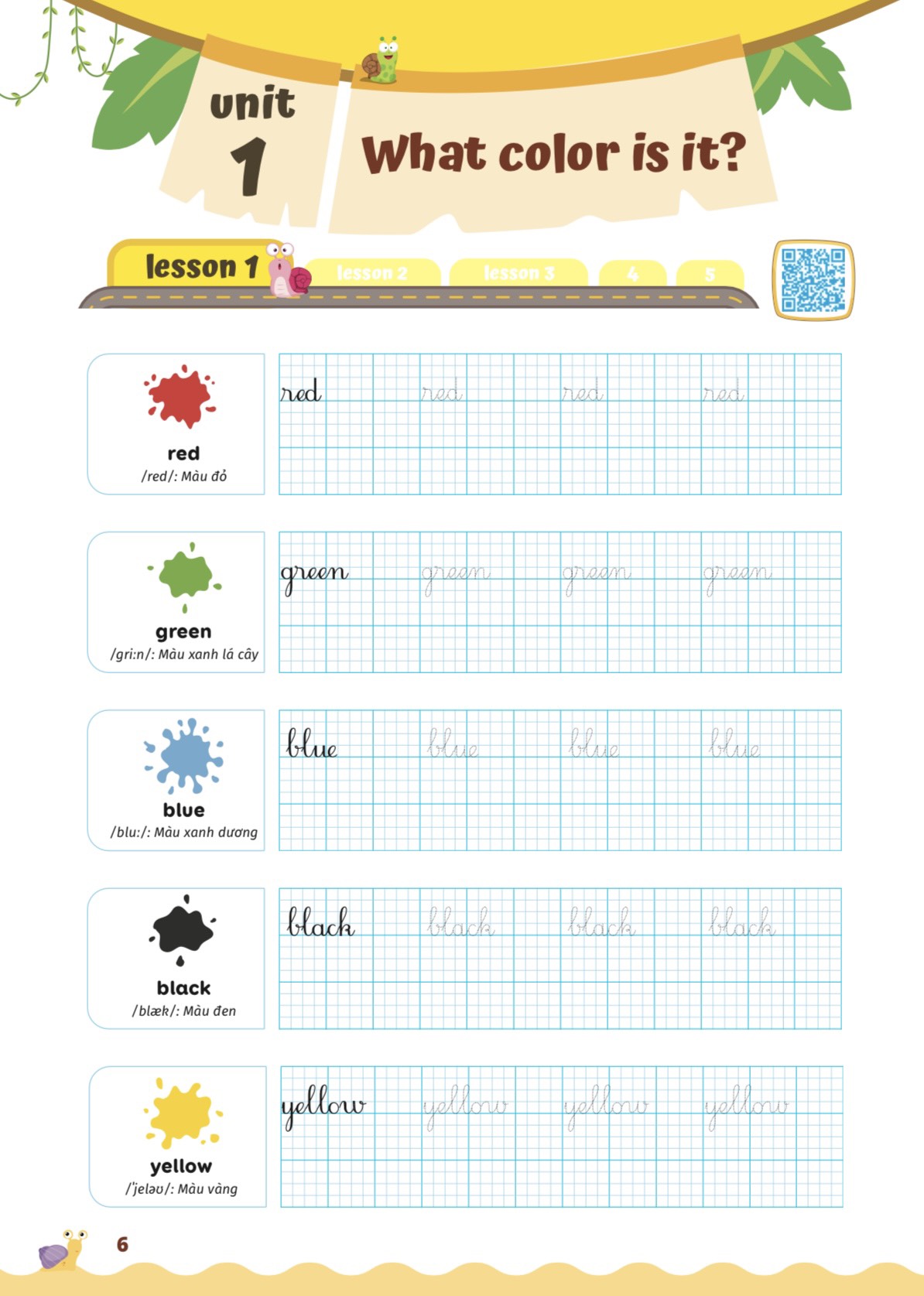 bộ luyện viết chữ đẹp từ vựng tiếng anh family and friends - national edition 1