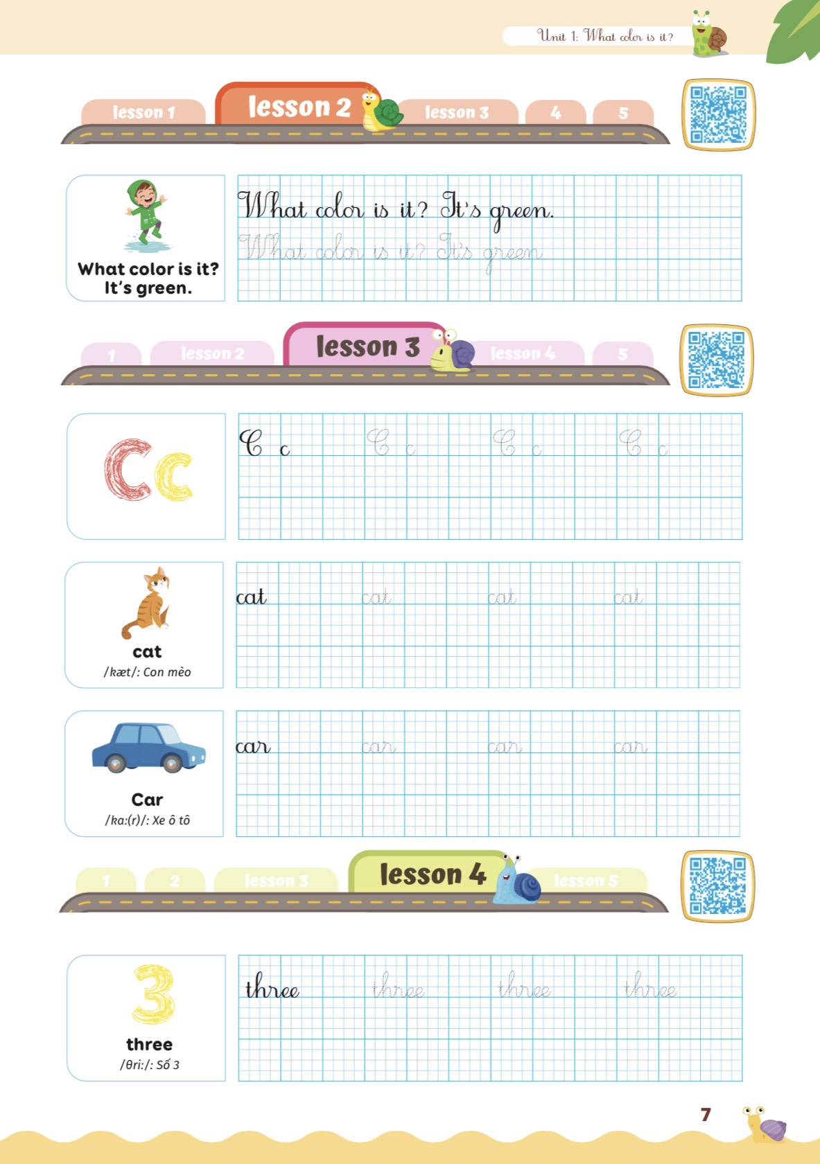 bộ luyện viết chữ đẹp từ vựng tiếng anh family and friends - national edition 1