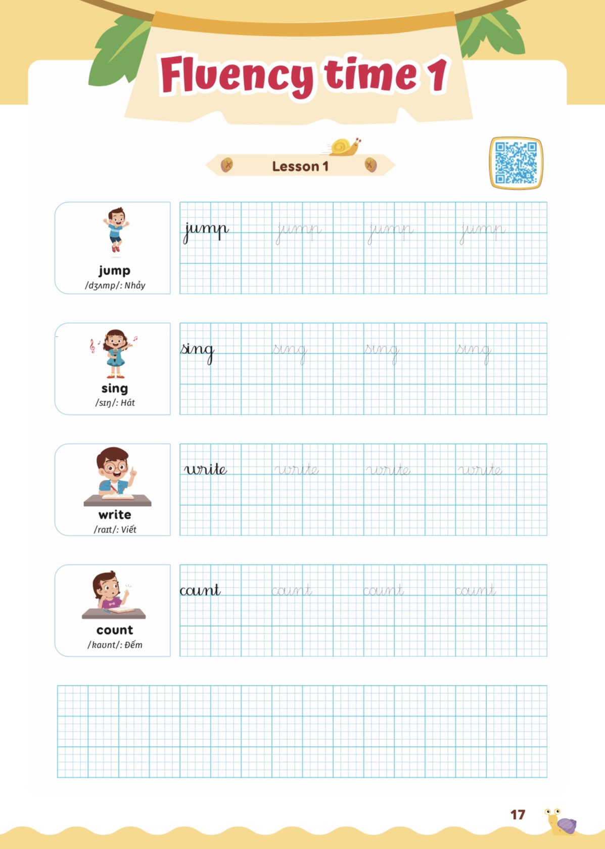 bộ luyện viết chữ đẹp từ vựng tiếng anh family and friends - national edition 1