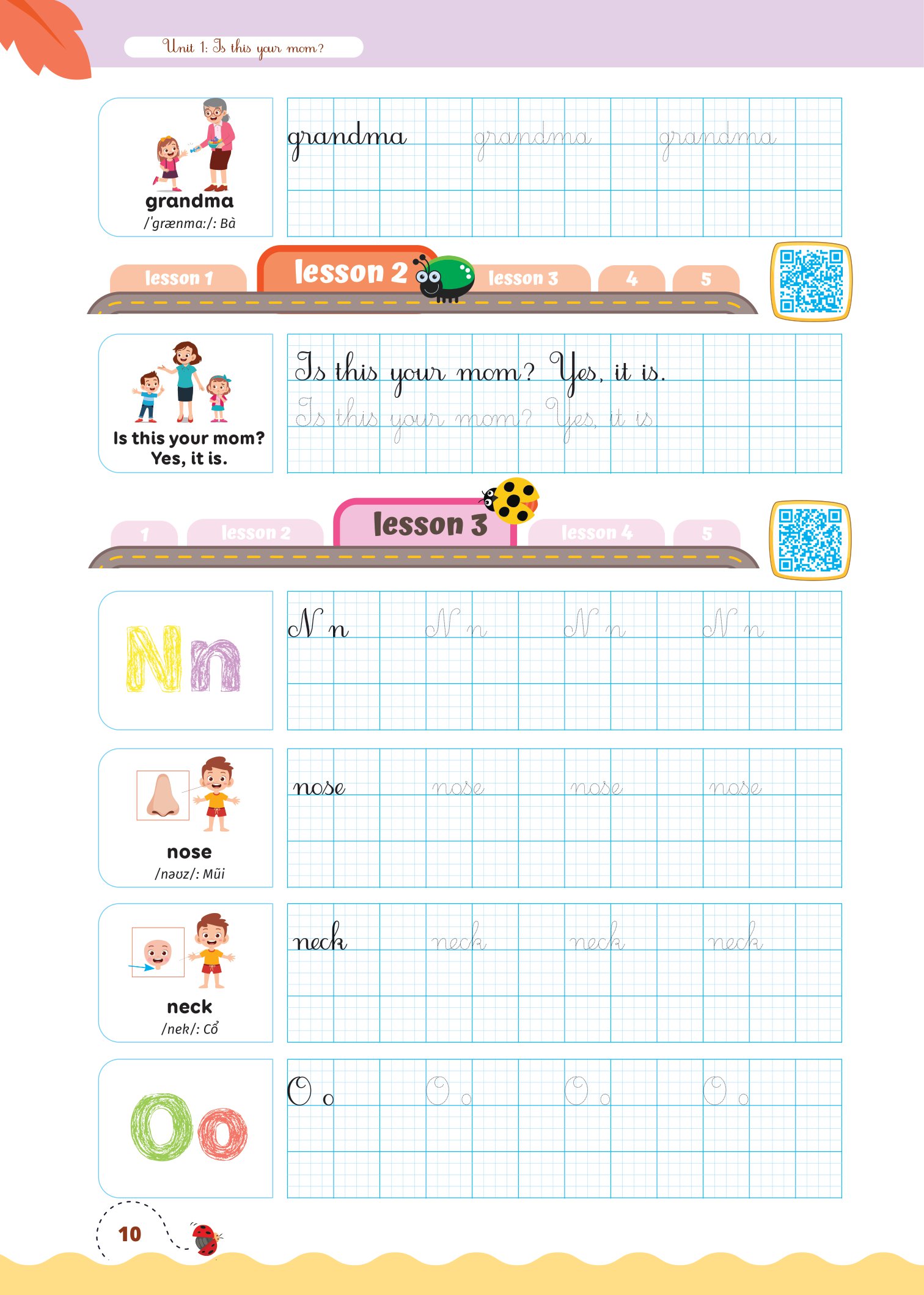 bộ luyện viết chữ đẹp từ vựng tiếng anh family and friends - national edition 2