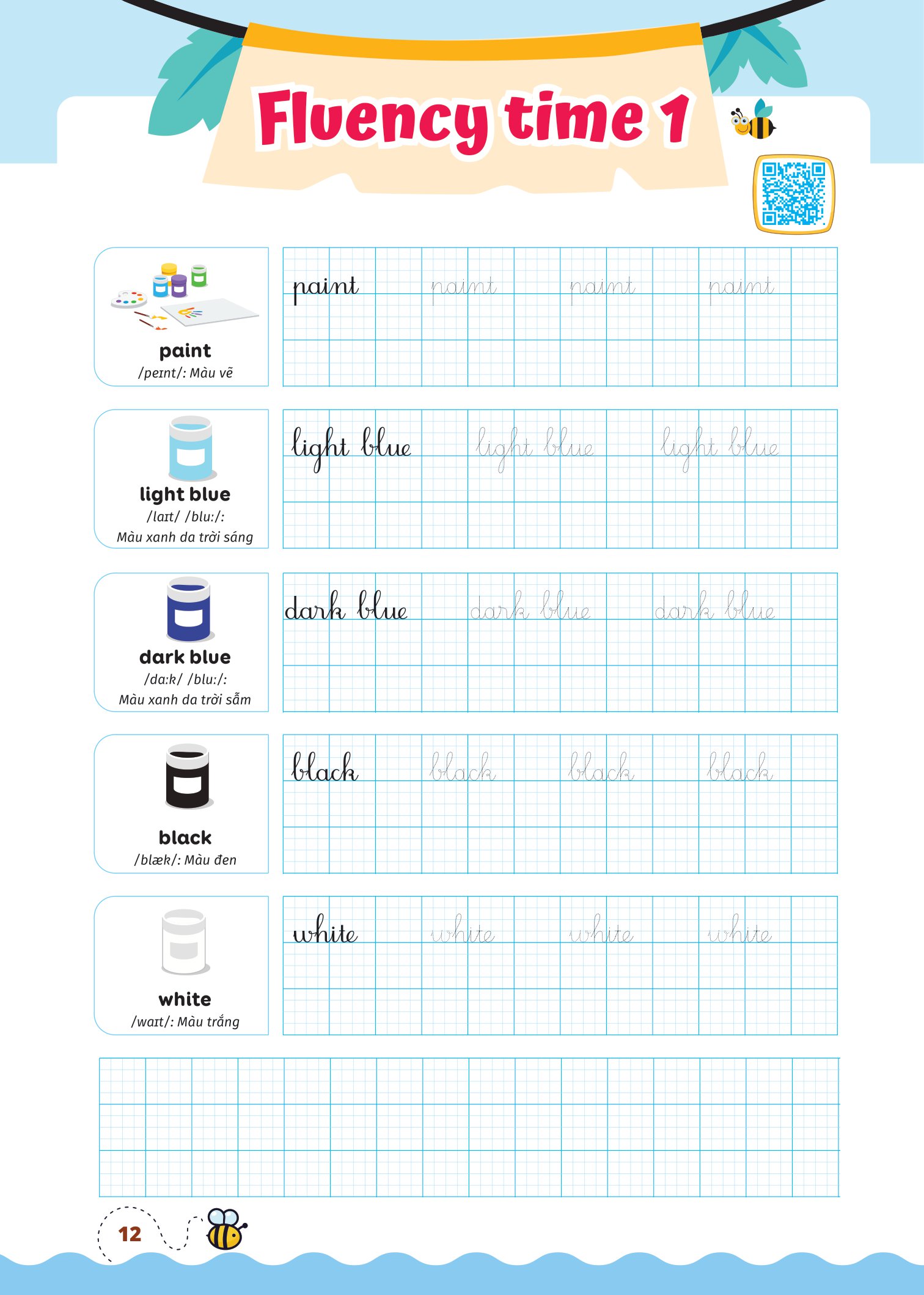 bộ luyện viết chữ đẹp từ vựng tiếng anh family and friends - national edition 3