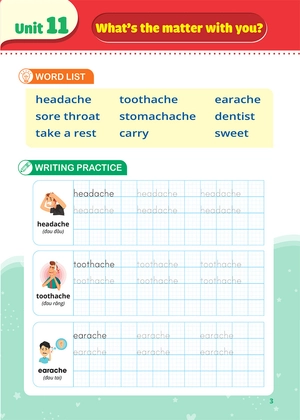 bộ luyện viết chữ nhớ từ vựng tiếng anh theo chương trình sách giáo khoa lớp 5 - tập 2