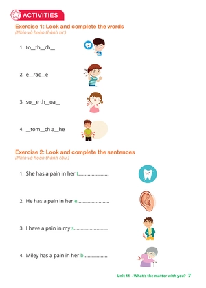 bộ luyện viết chữ nhớ từ vựng tiếng anh theo chương trình sách giáo khoa lớp 5 - tập 2