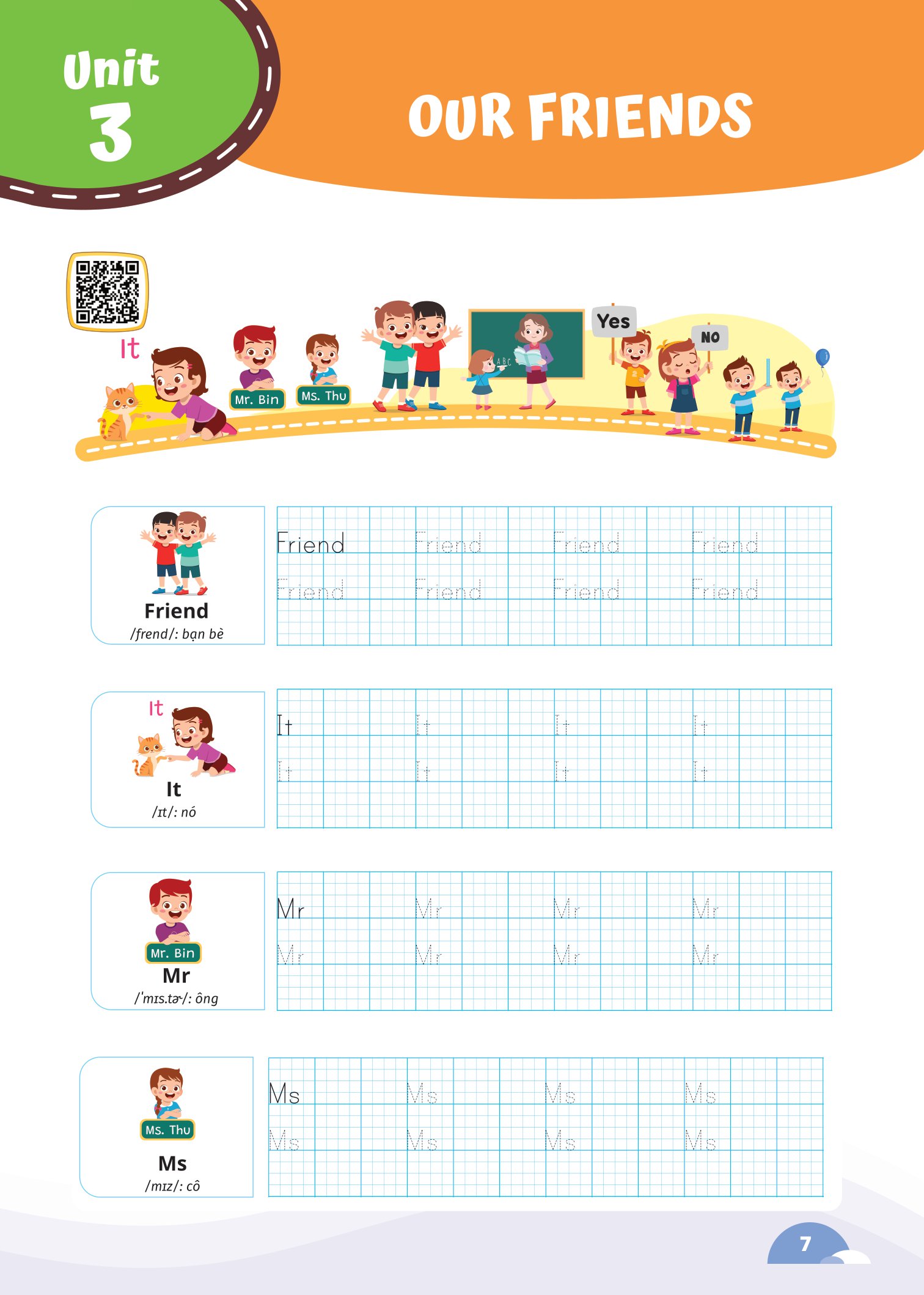 bộ luyện viết chữ từ vựng tiếng anh theo chương trình sách giáo khoa 3 (global)