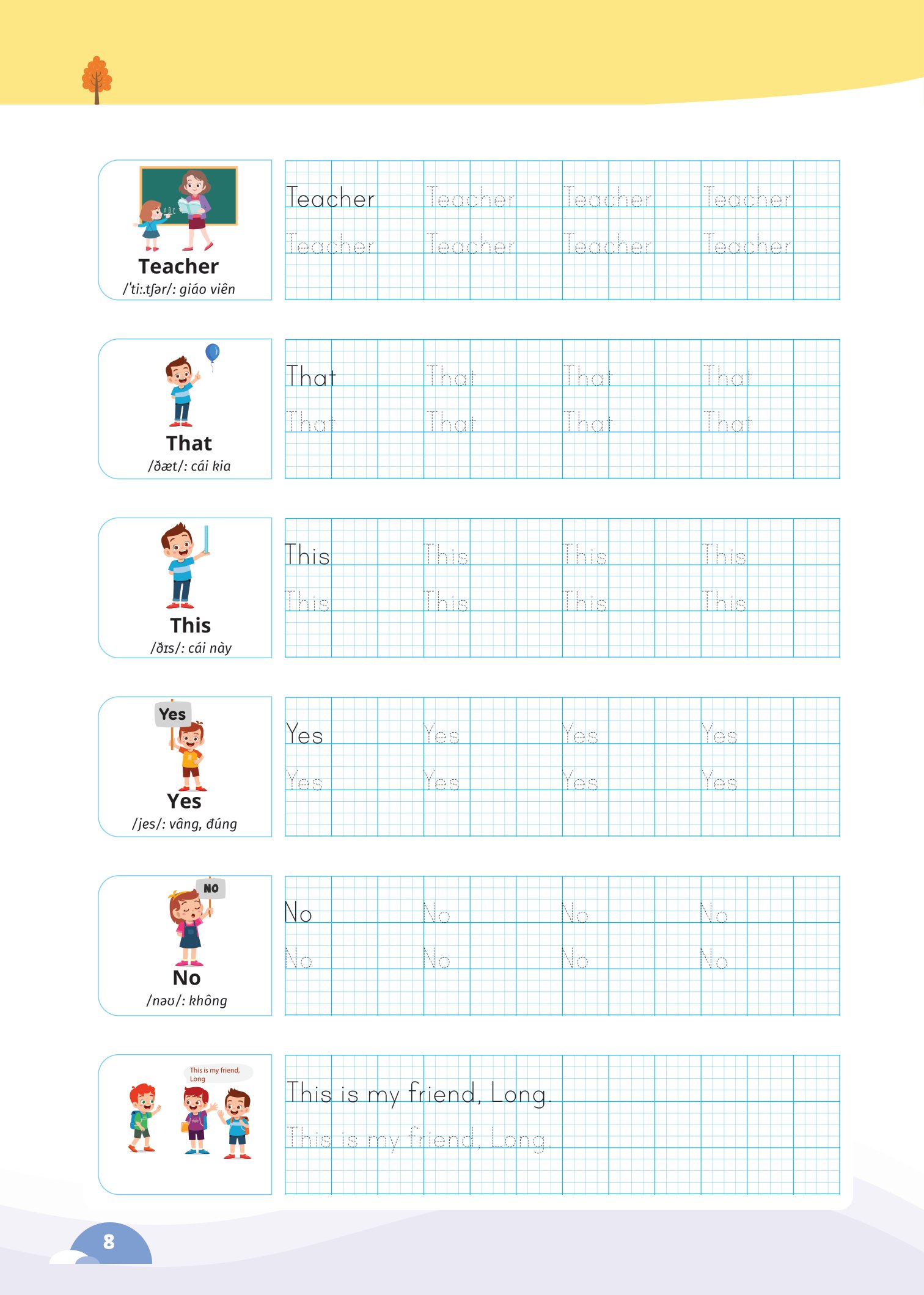 bộ luyện viết chữ từ vựng tiếng anh theo chương trình sách giáo khoa 3 (global)