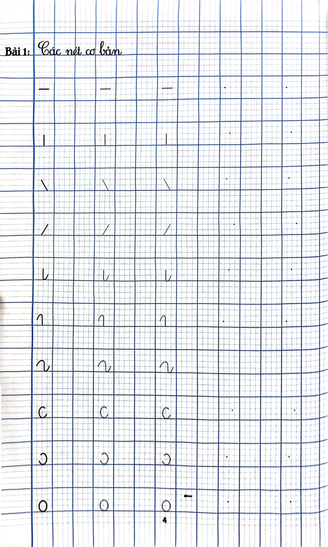 bộ luyện viết đúng, viết đẹp 1 - tập 1