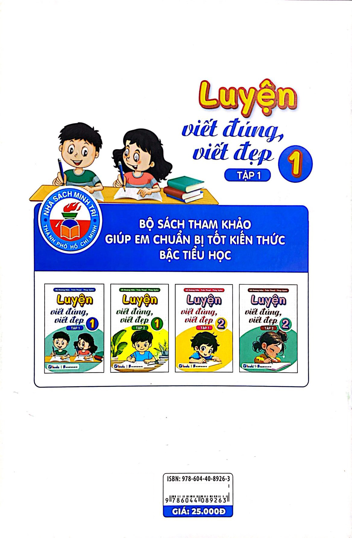 bộ luyện viết đúng, viết đẹp 1 - tập 1