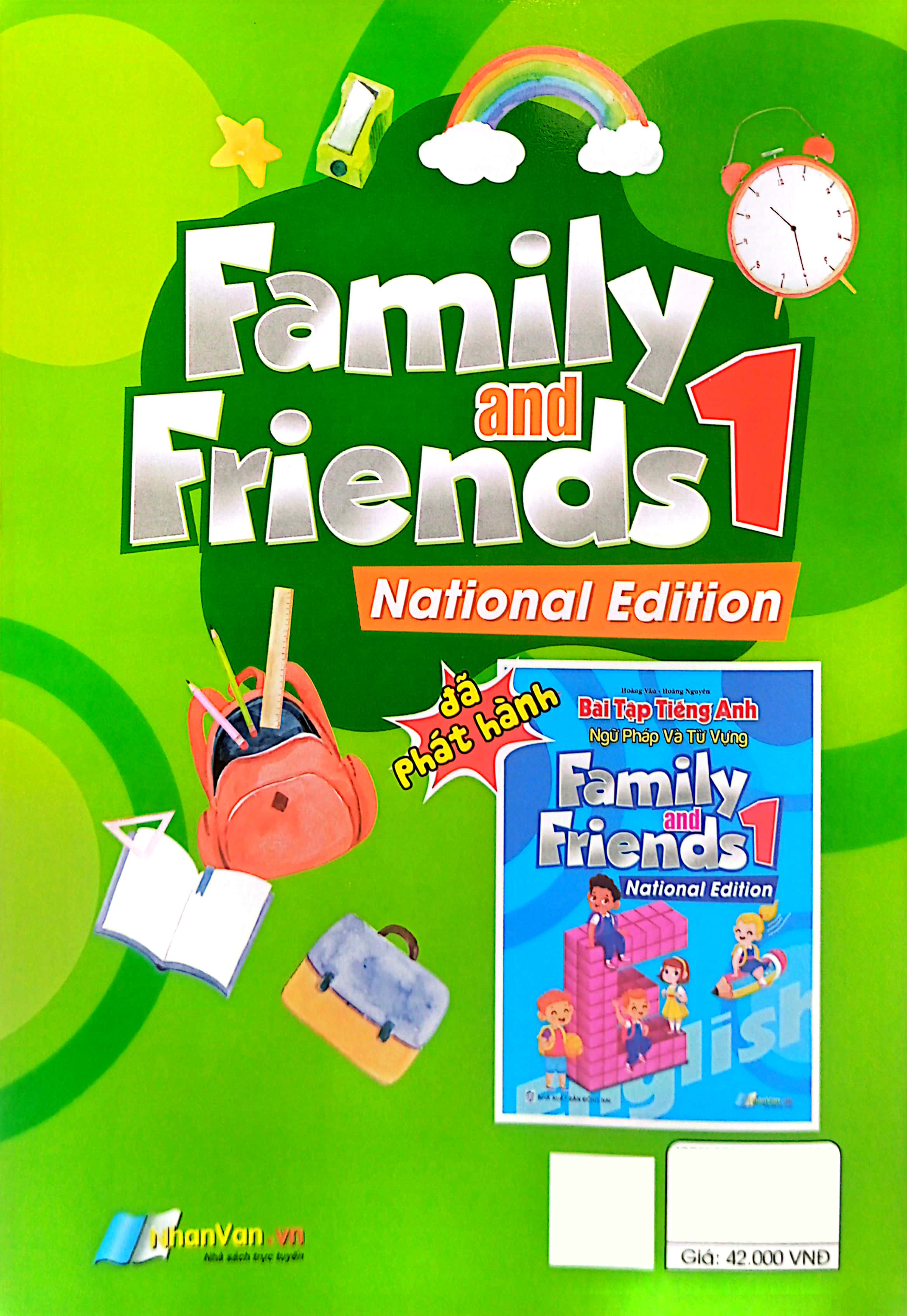 bộ luyện viết tiếng anh - family and friends 1 - national edition