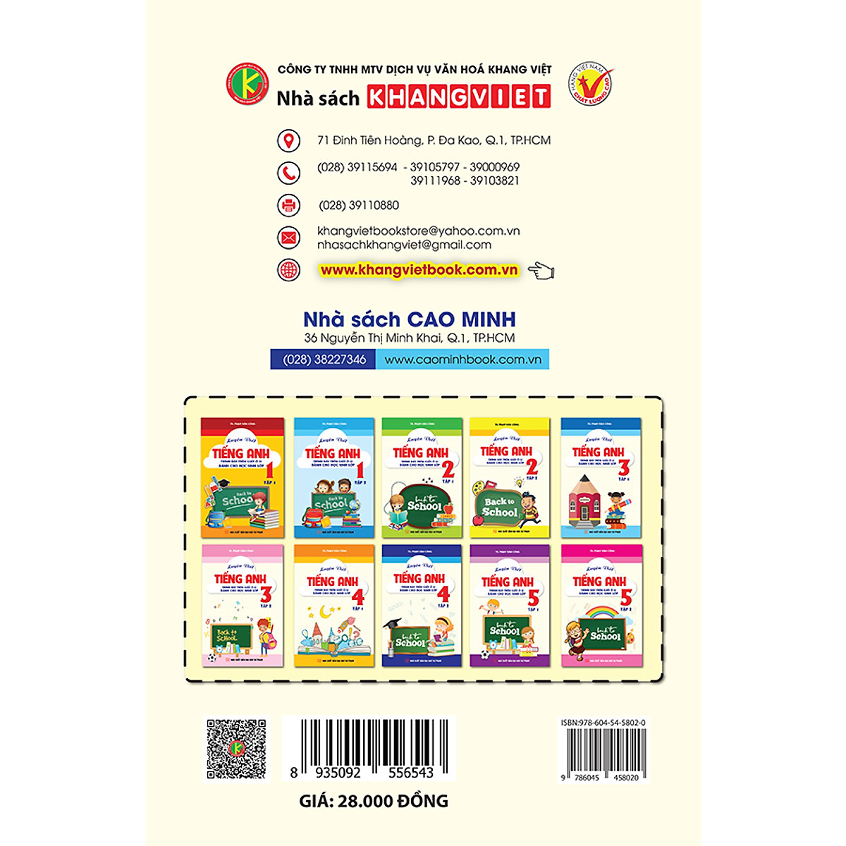 bộ luyện viết tiếng anh - trình bày trên giấy ô li - dành cho học sinh lớp 3 - tập 2