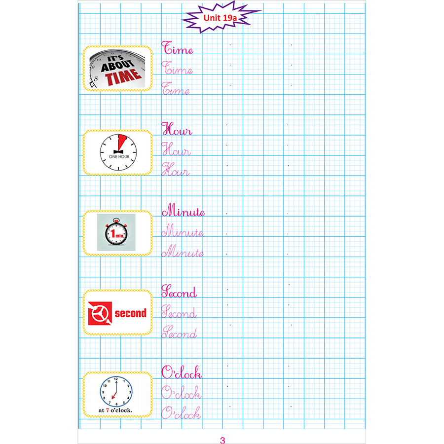 bộ luyện viết tiếng anh trình bày trên giấy ô li dành cho học sinh lớp 4 tập 2