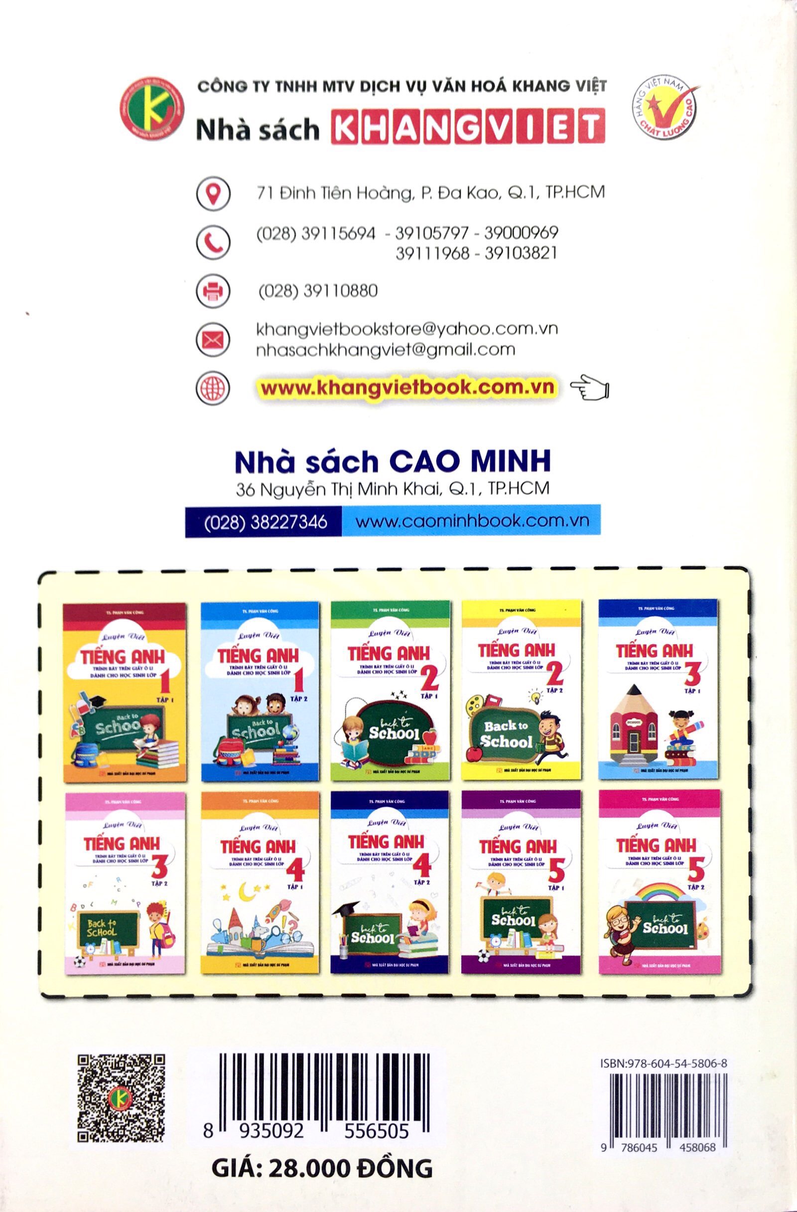 bộ luyện viết tiếng anh trình bày trên giấy ô li dành cho học sinh lớp 5 - tập 2