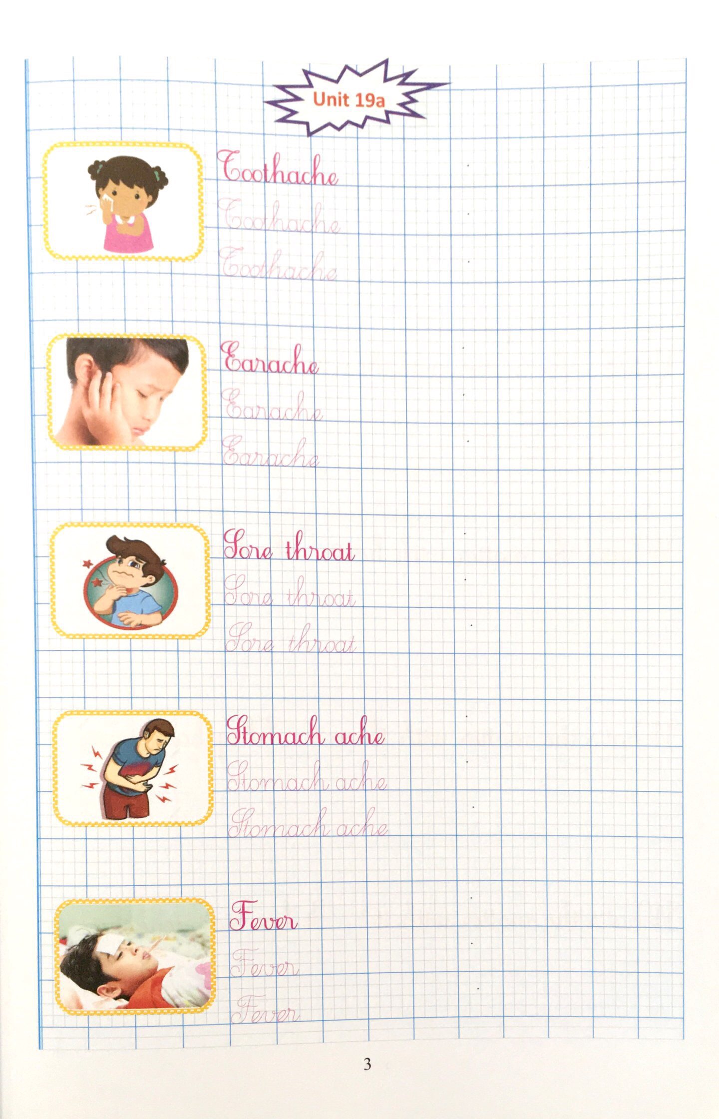 bộ luyện viết tiếng anh trình bày trên giấy ô li dành cho học sinh lớp 5 - tập 2