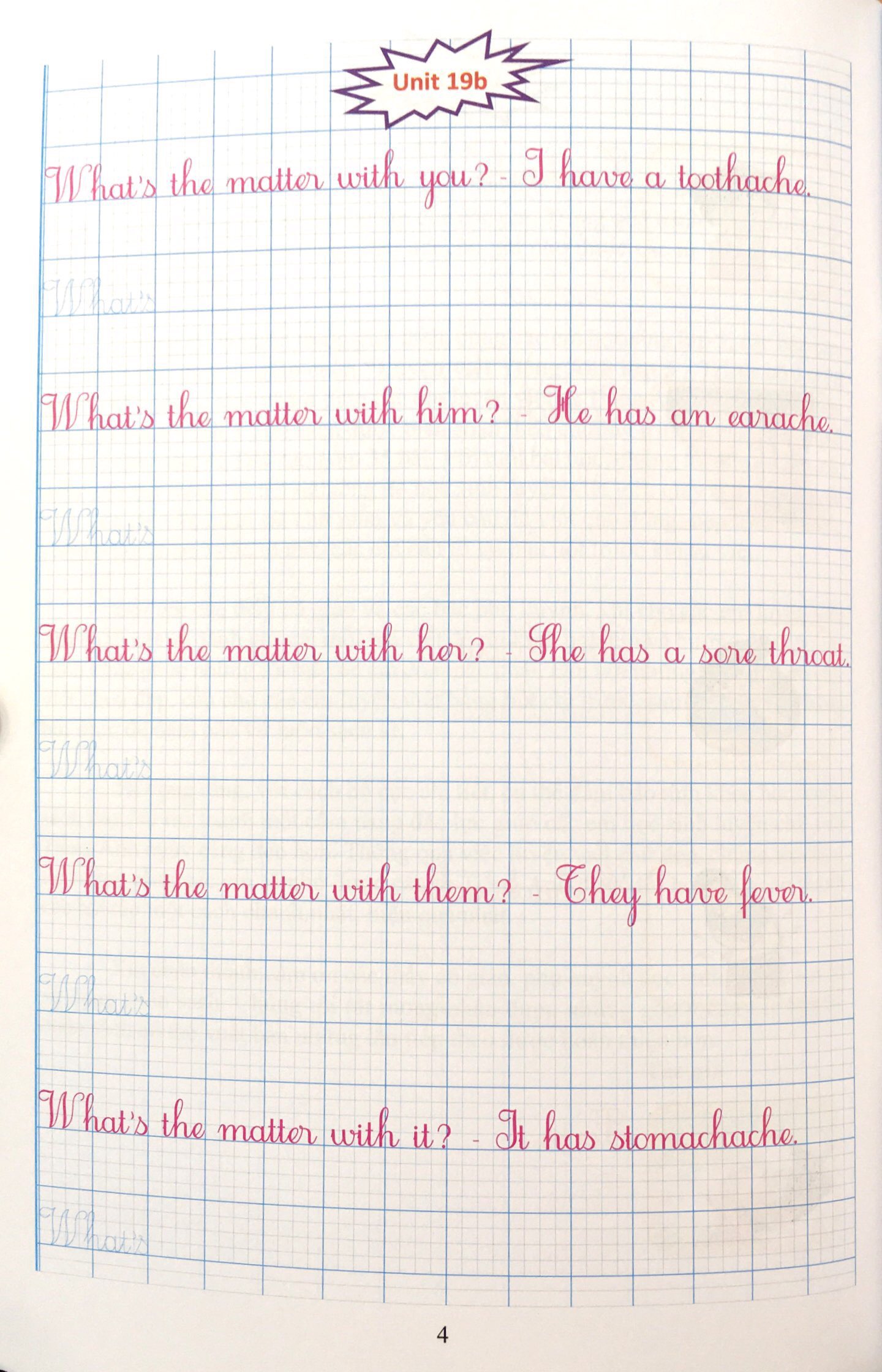 bộ luyện viết tiếng anh trình bày trên giấy ô li dành cho học sinh lớp 5 - tập 2