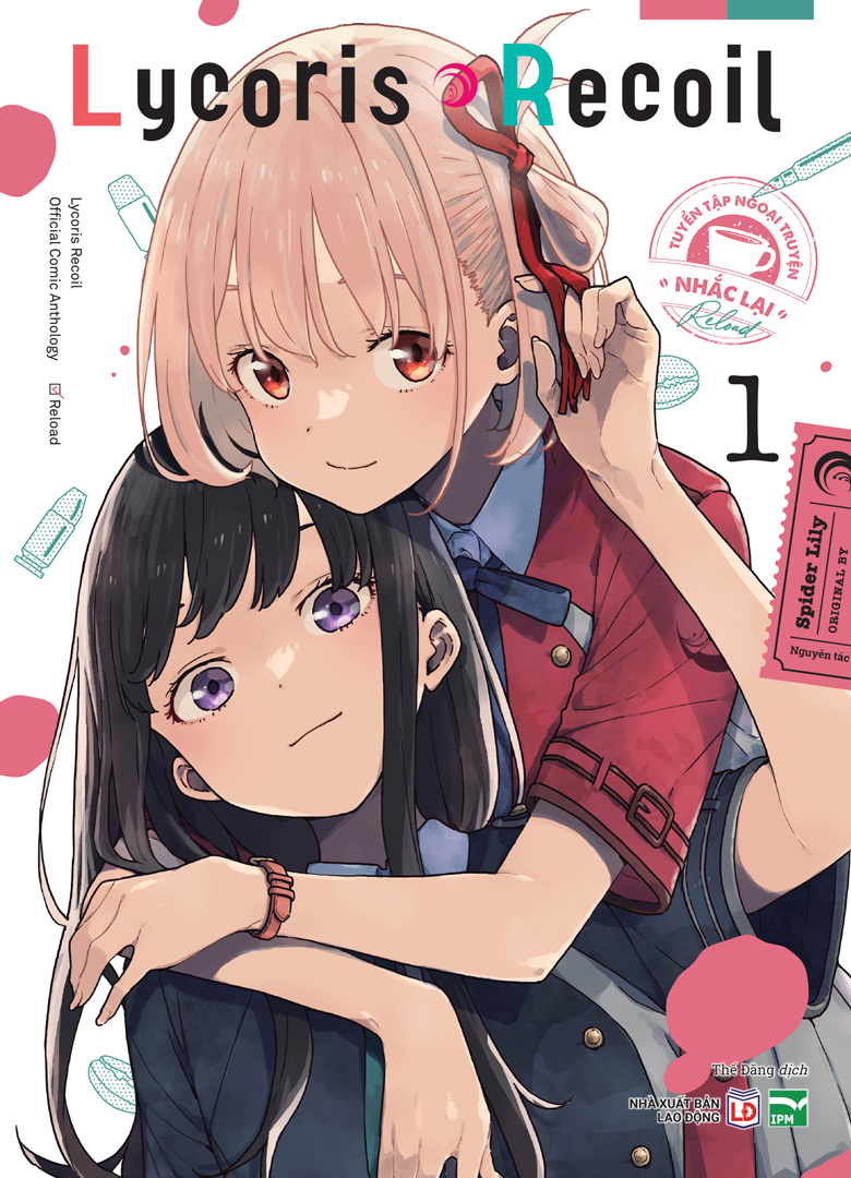Bo
						
										
										Lycoris Recoil - Tuyen Tap Ngoai Truyen “Nhac Lai” - Tap 1 - Ban Dac Biet - Tang Kem Postcard Gap + Card Bo Goc 2 Mat