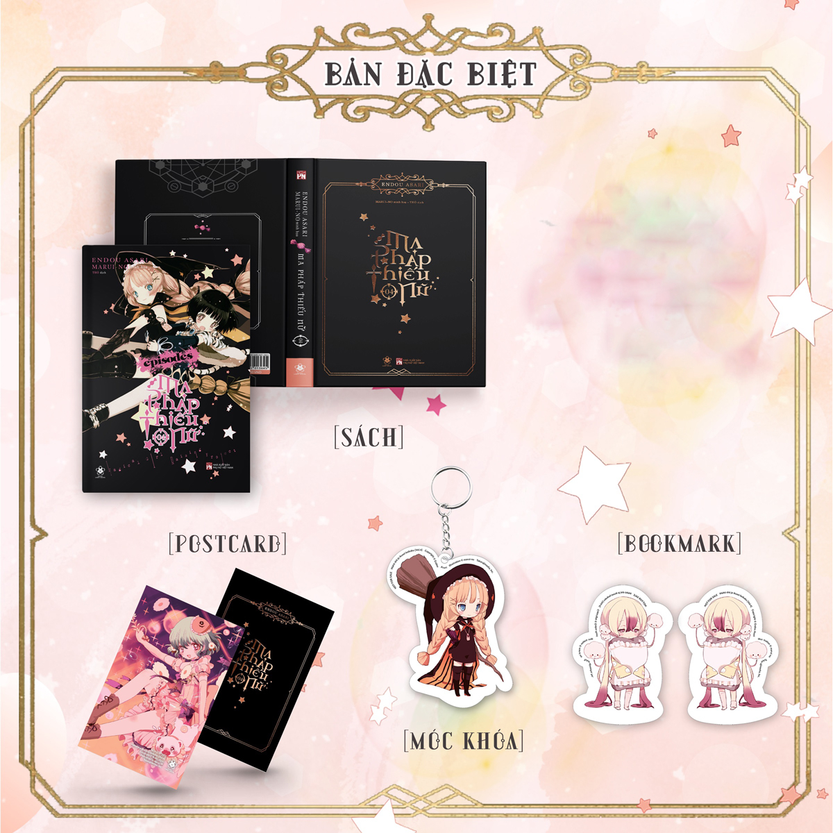 bộ ma pháp thiếu nữ - tập 4 - bản đặc biệt - tặng kèm bookmark + postcard + móc khóa