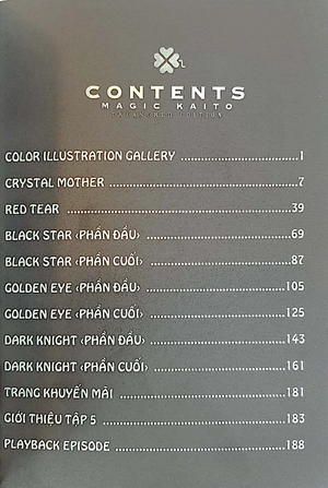 bộ magic kaito - tập 4 (tái bản 2022)