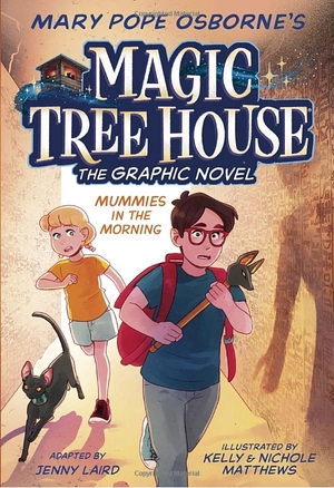 bộ magic tree house #3: mummies in the morning graphic novel