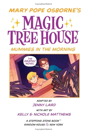 bộ magic tree house #3: mummies in the morning graphic novel