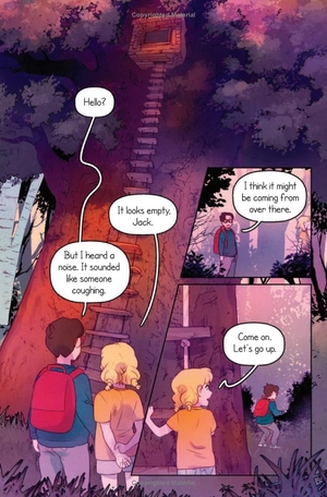 bộ magic tree house #3: mummies in the morning graphic novel